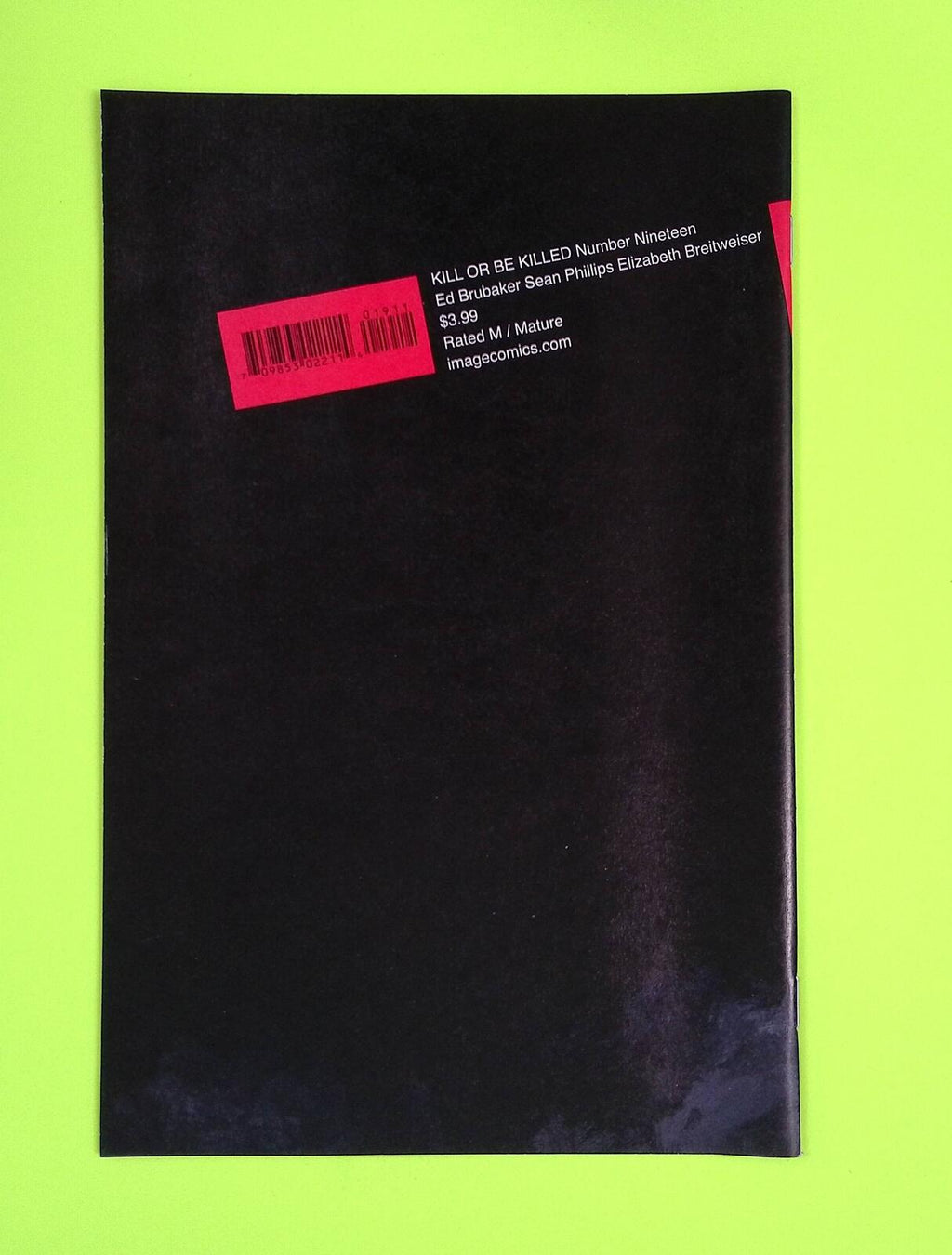 Kill or Be Killed #19 2018 Image Comics High Grade Comic Book M28-77