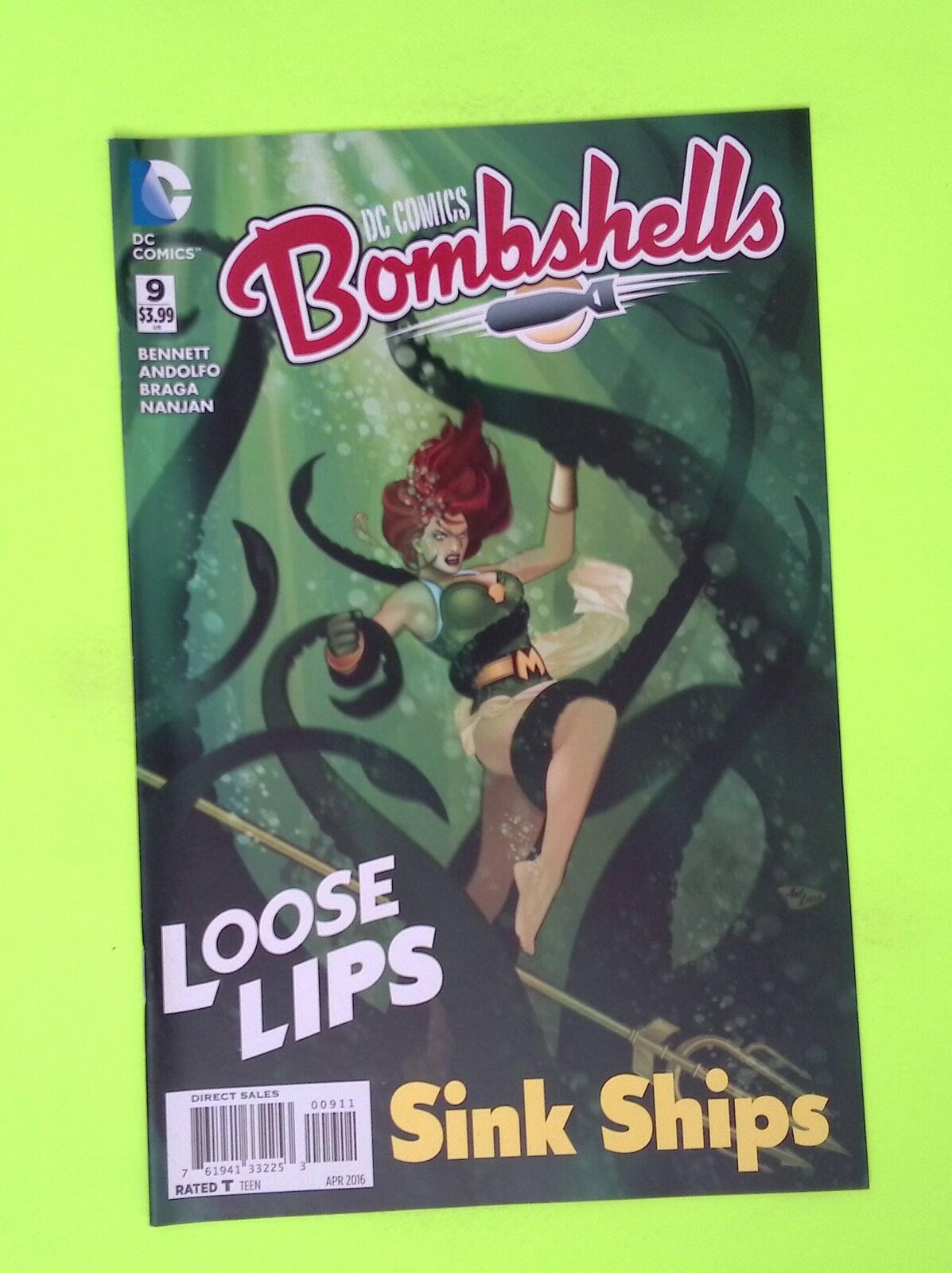 DC Comics Bombshells #9 2016 DC Comics High Grade Comic Book J95-227