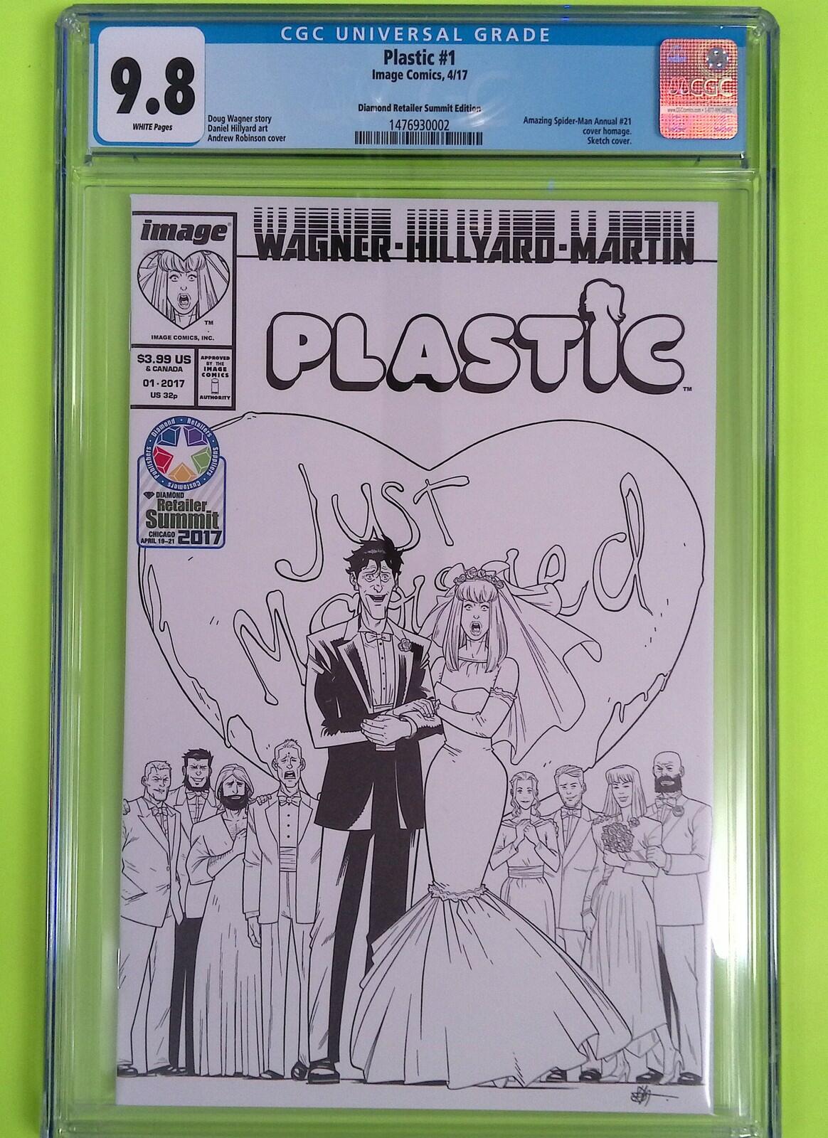 Plastic #1diamond 2017 Image Comics Variant CGC 9.8 Comic Book GR7-51