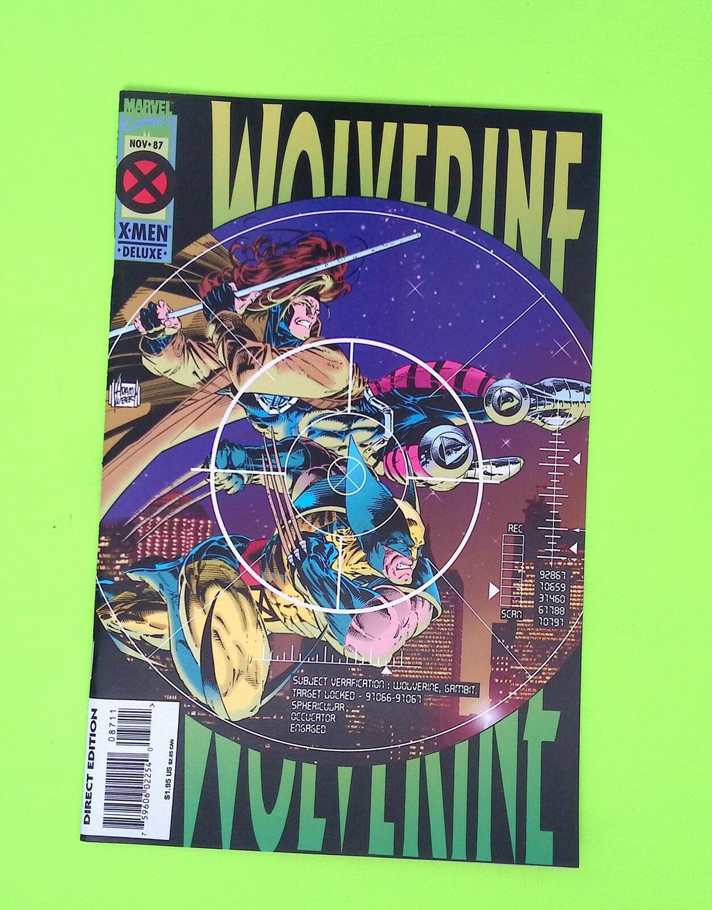 Wolverine #87b Vol. 2 1994 Marvel Comics Variant 8.0 Comic Book X44-87