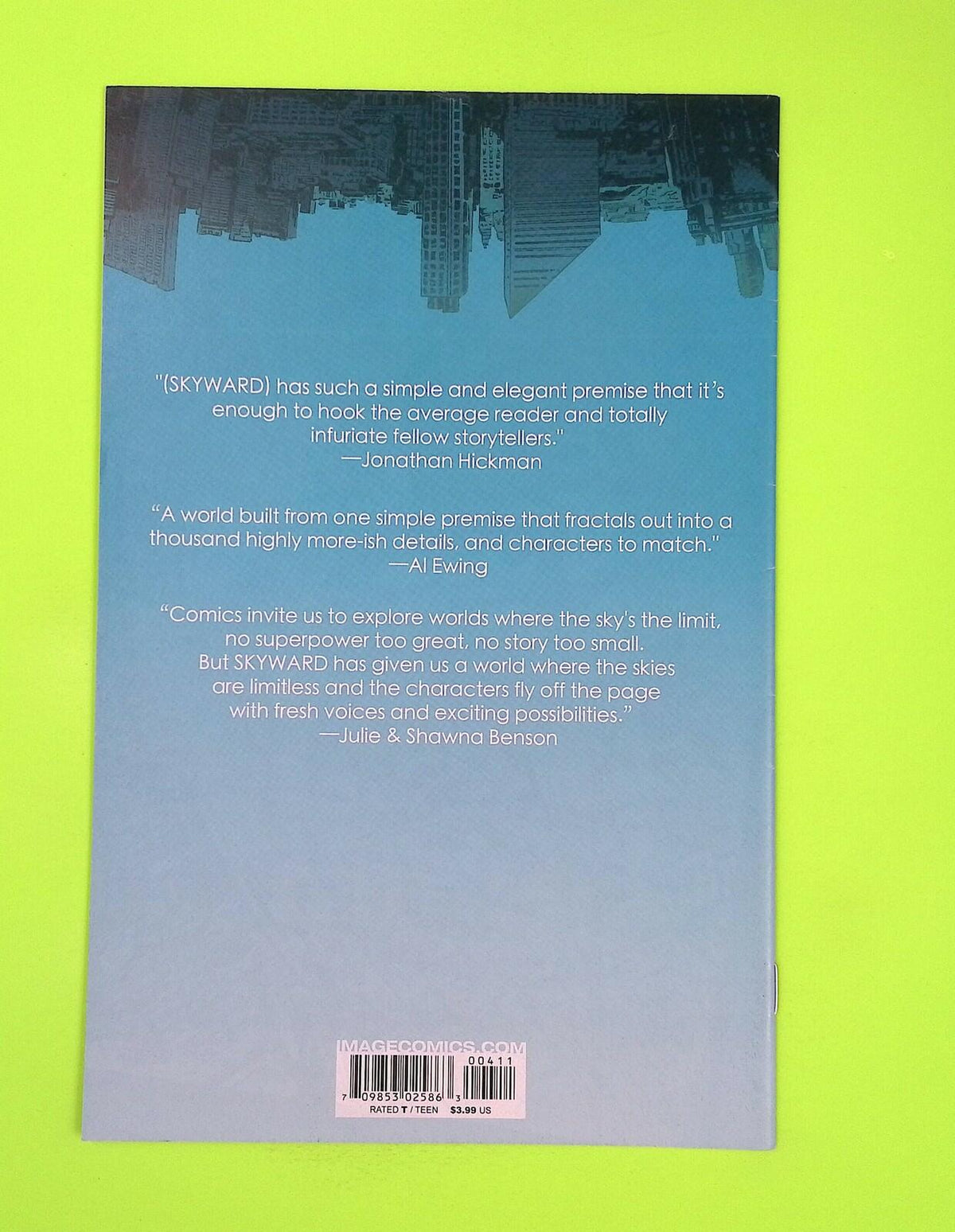Skyward #4 2018 Image Comics High Grade Comic Book J87-264