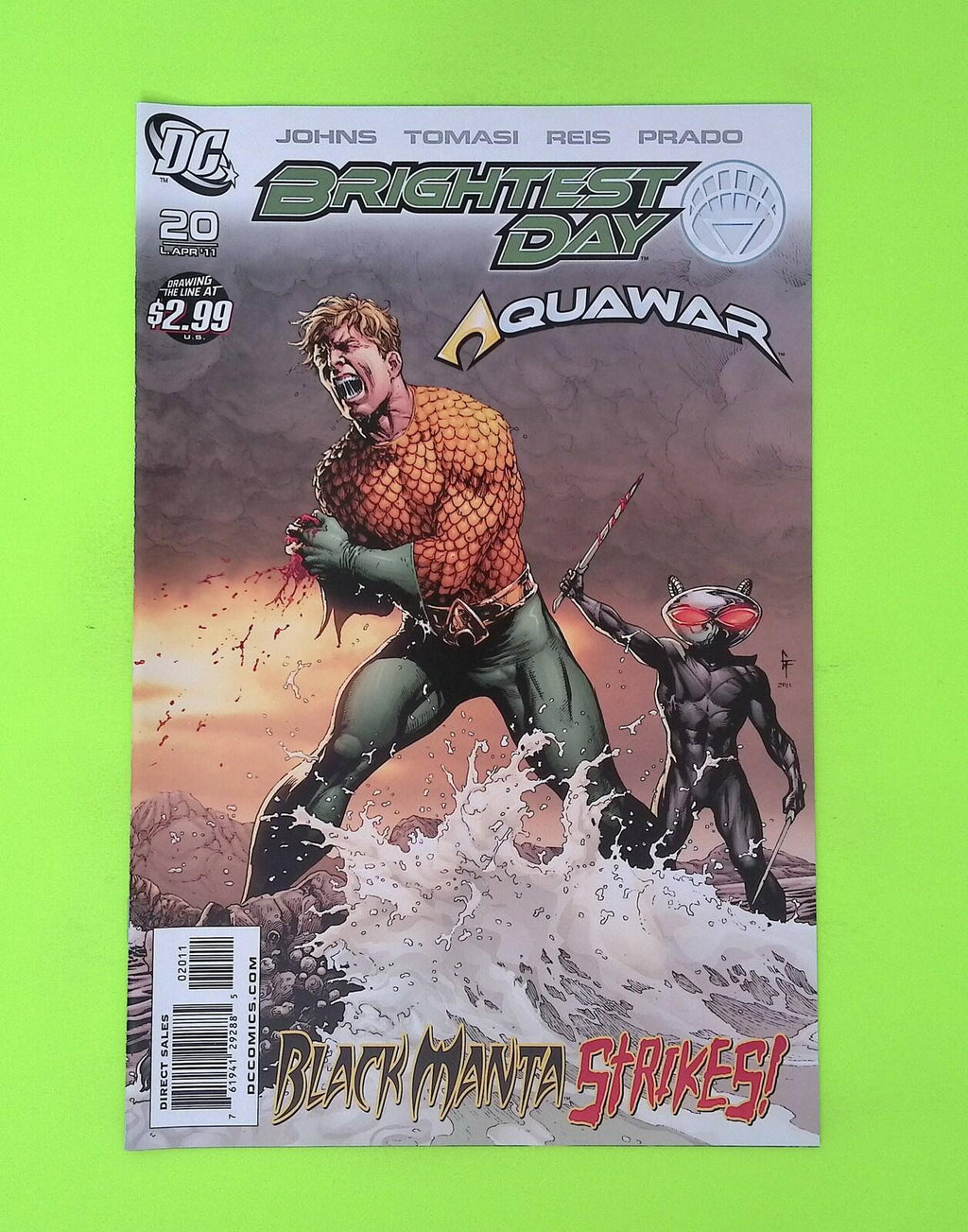 Brightest Day #20 2011 DC Comics High Grade Comic Book W176-206