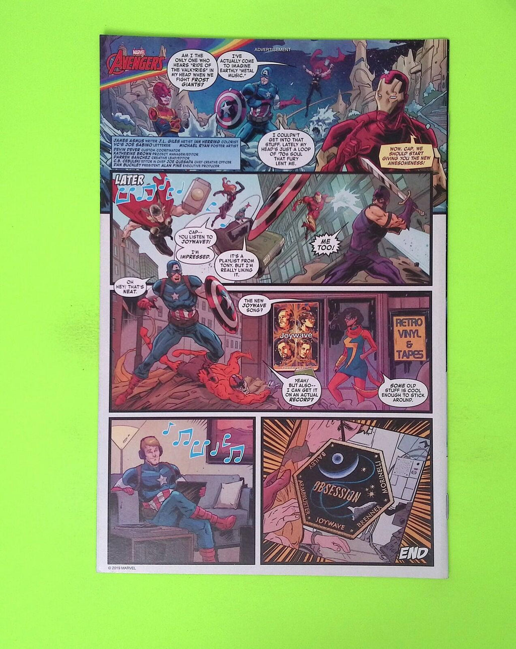 Future Foundation #1 2019 Marvel Comics High Grade Comic Book Q66-82