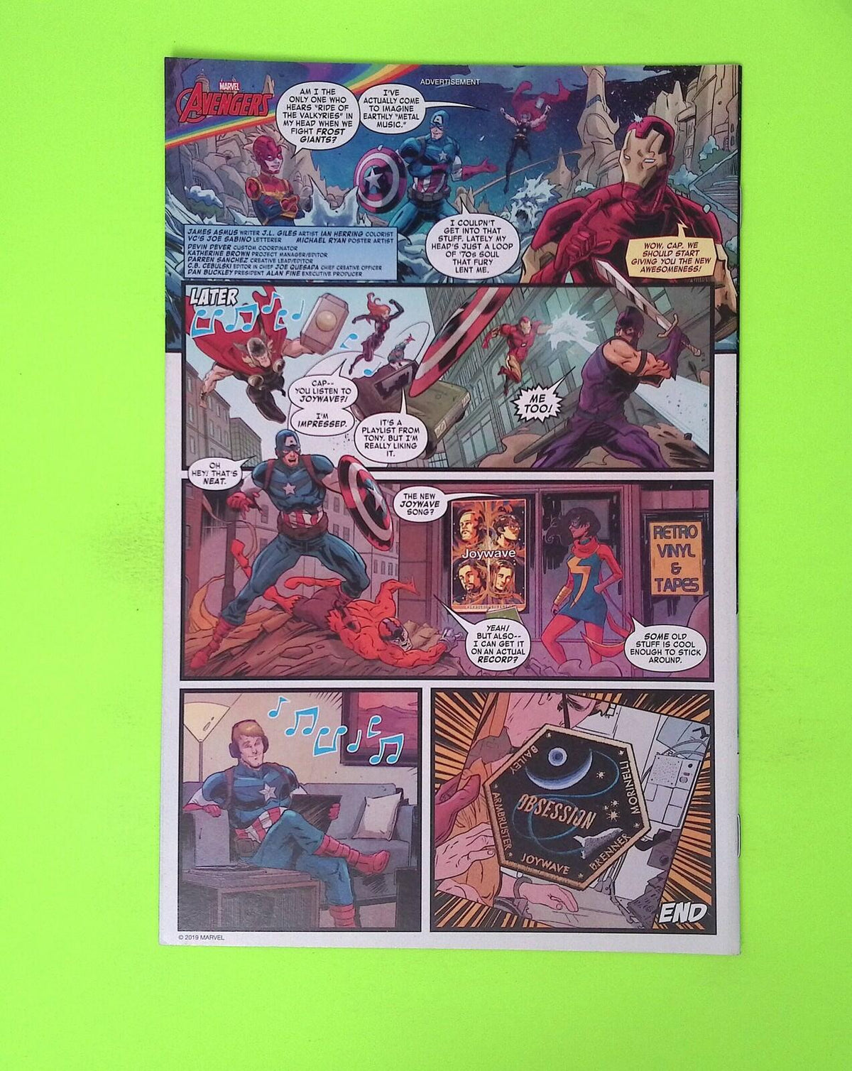 Future Foundation #1 2019 Marvel Comics High Grade Comic Book Q66-82