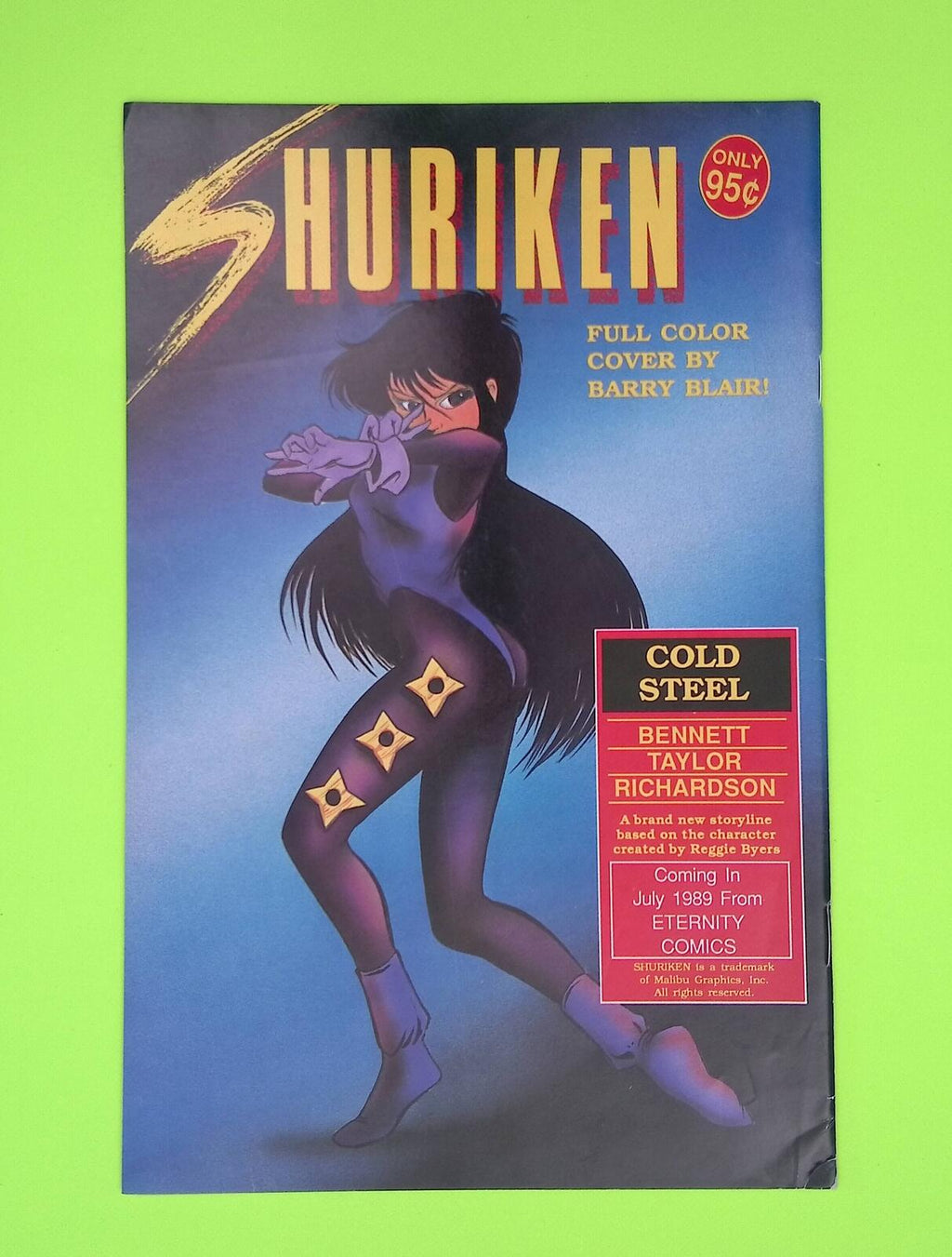 Tiger-X #1 Vol. 2 1989 Eternity Comics Mid Grade Comic Book A31-117