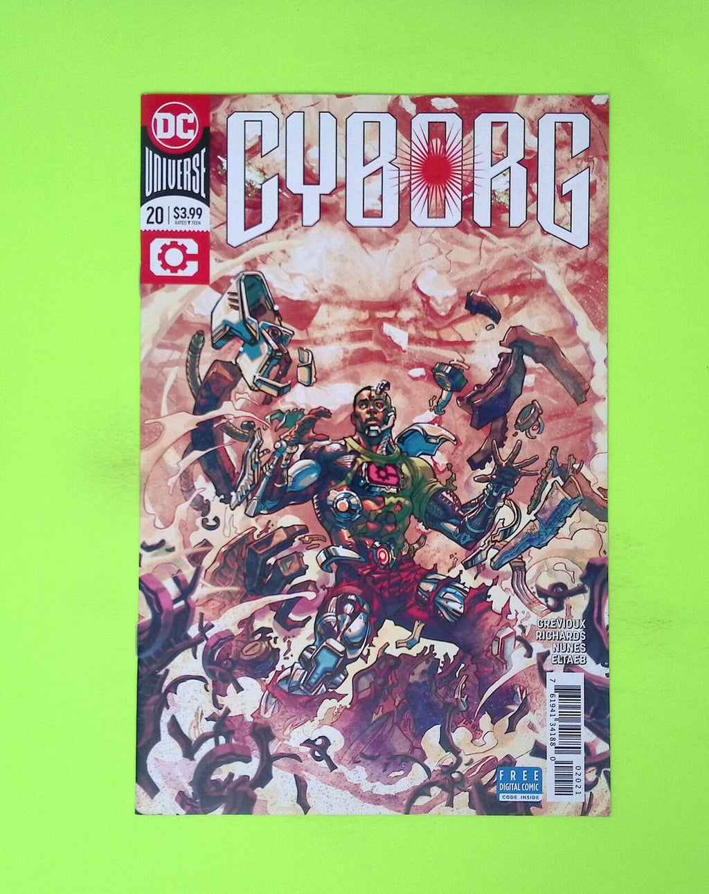 Cyborg #20b Vol. 2 2018 DC Comics Variant High Grade Comic Book X250-77