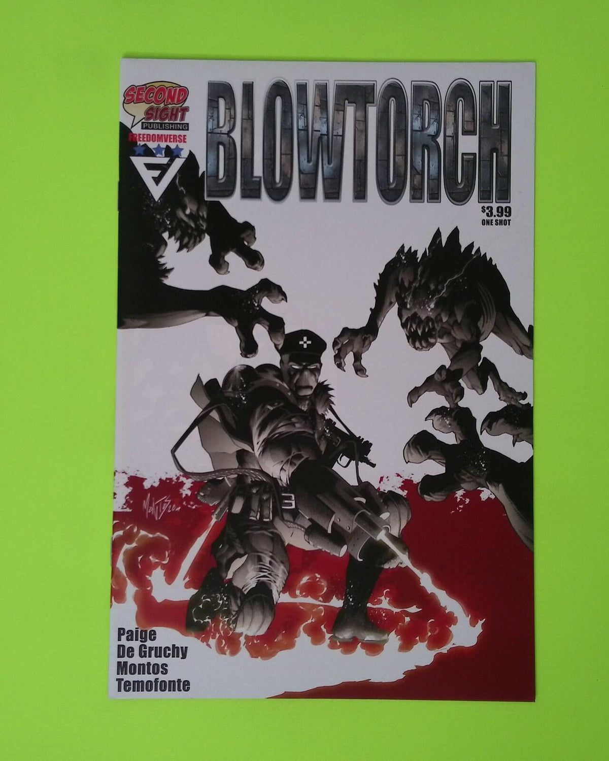 Blowtorch #1 2021 Second Sight Publishing High Grade Comic Book R76-241