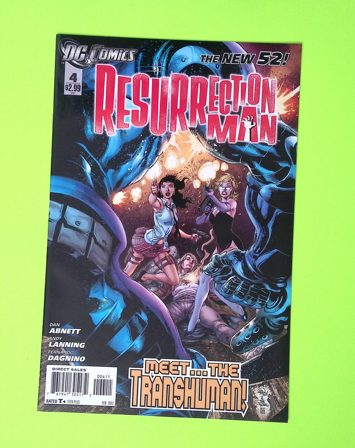 Resurrection Man #4 Vol. 2 2012 DC Comics High Grade Comic Book X109-147