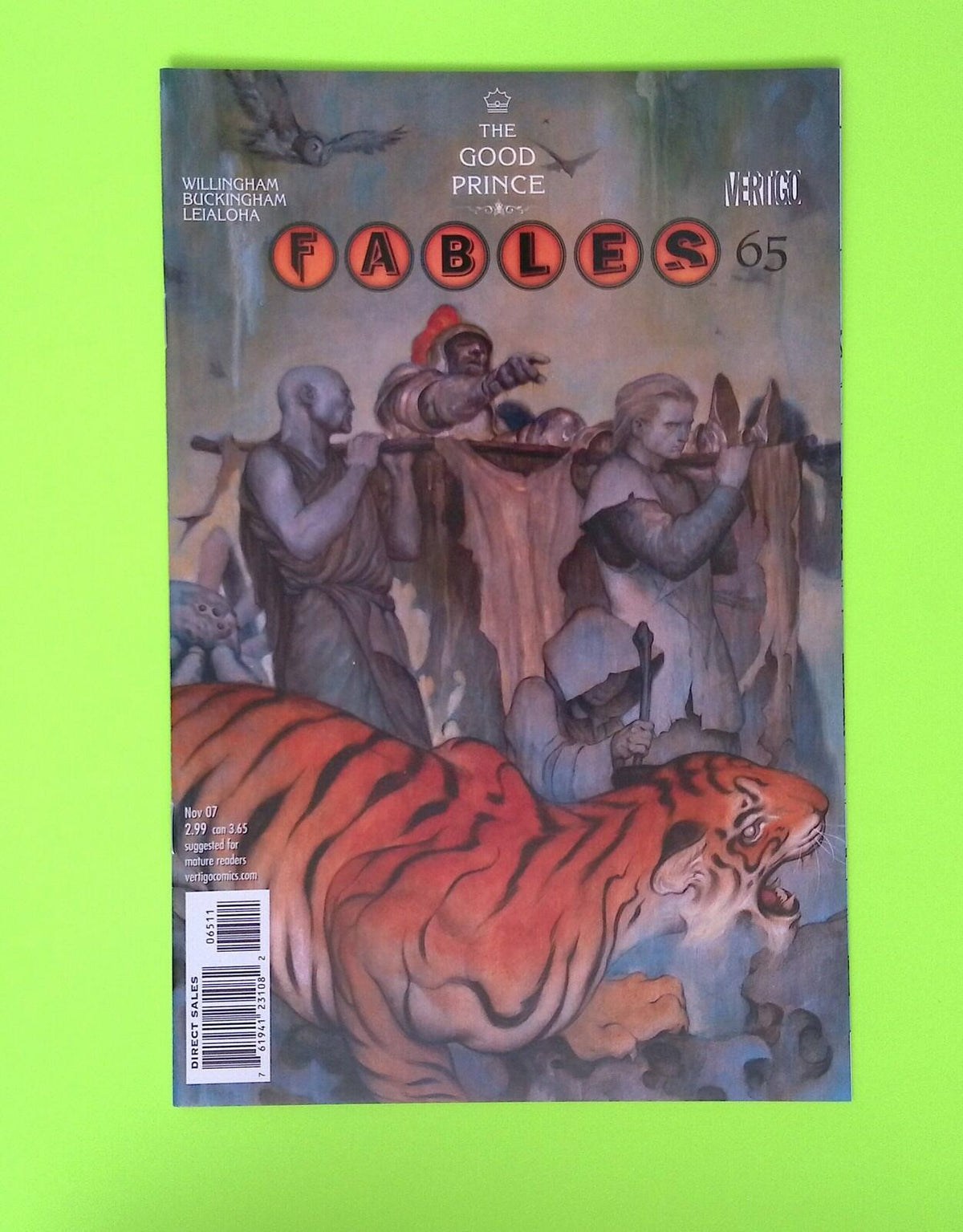 Fables #65 2007 Vertigo High Grade Comic Book X179-217