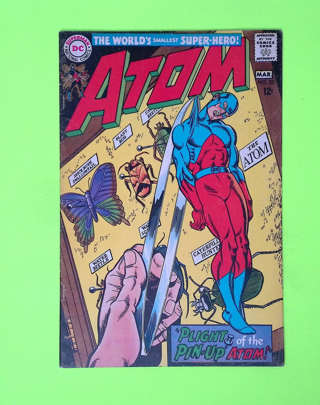 Atom #35 1968 DC Comics 8.0 Comic Book Q19-17