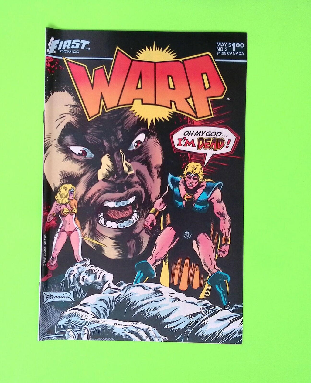 Warp #3 First Comics High Grade Comic Book B90-219