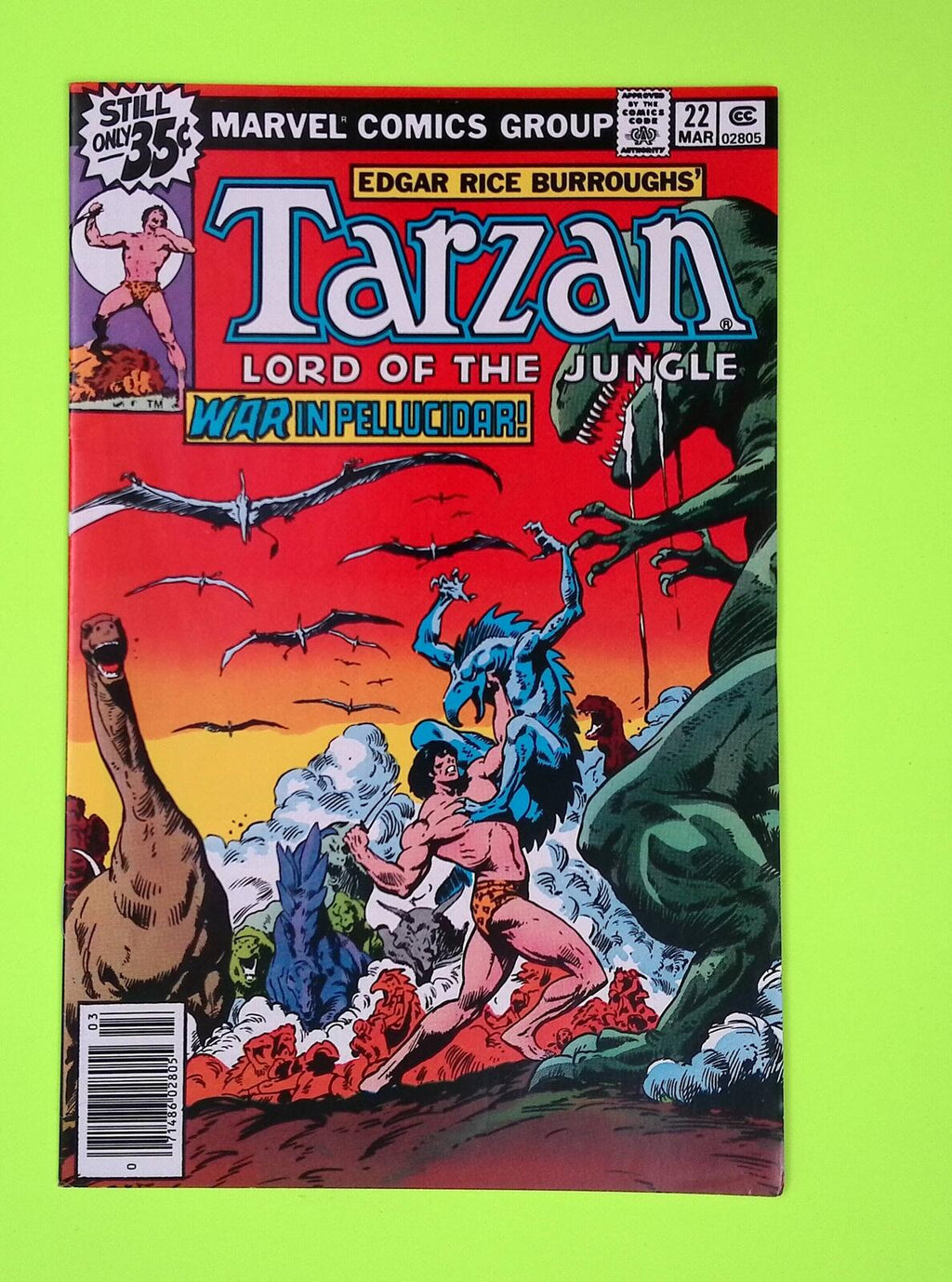 Tarzan #22 Vol. 2 1979 Marvel Comics Mid Grade Comic Book A79-161