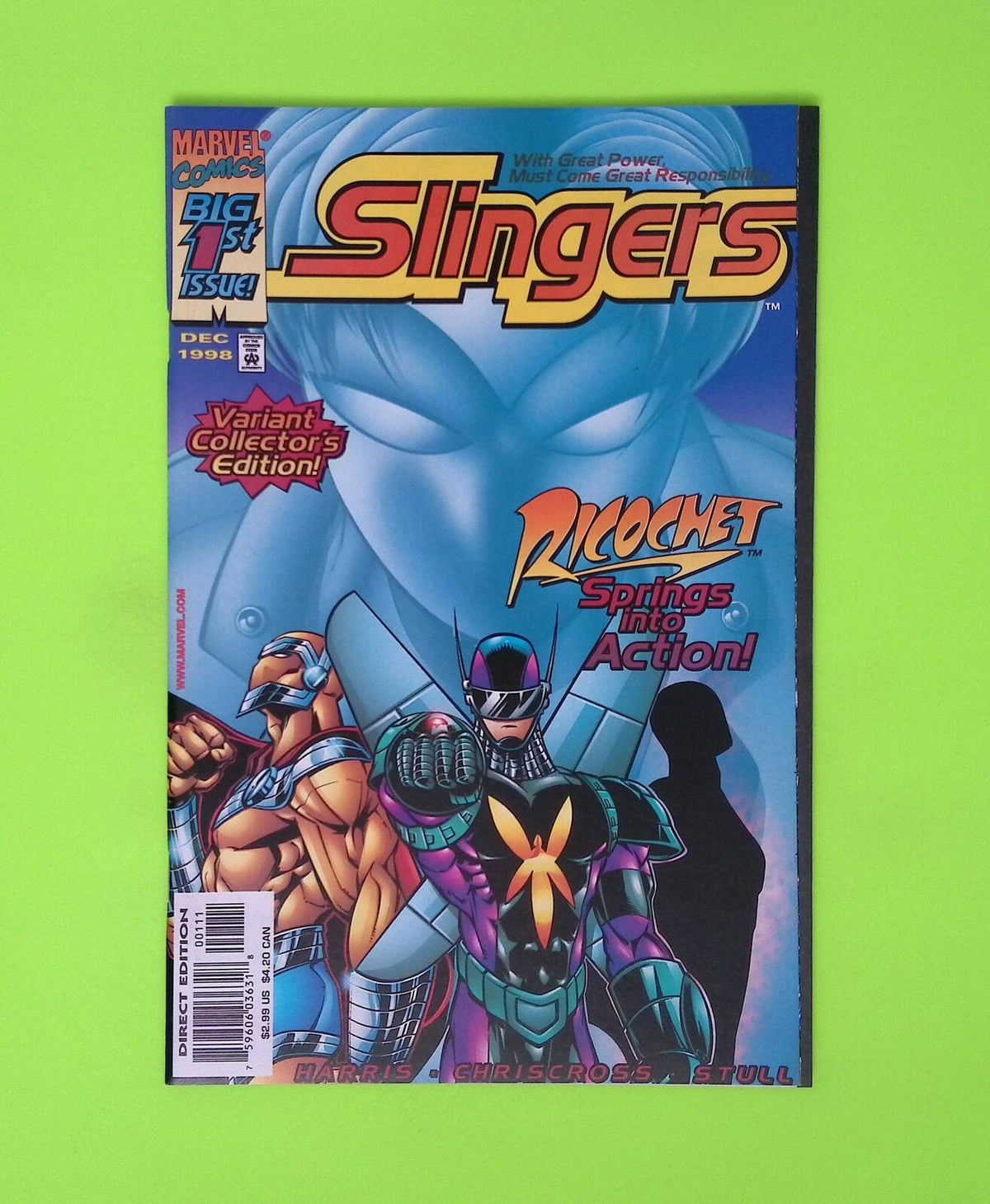 Slingers #1d 1998 Marvel Comics Variant High Grade Comic Book X211-47