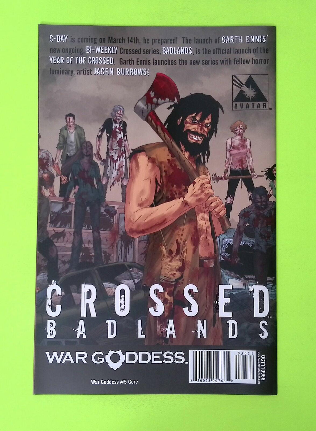War Goddess #5c 2012 Boundless Comics Variant High Grade Comic Book W32-207