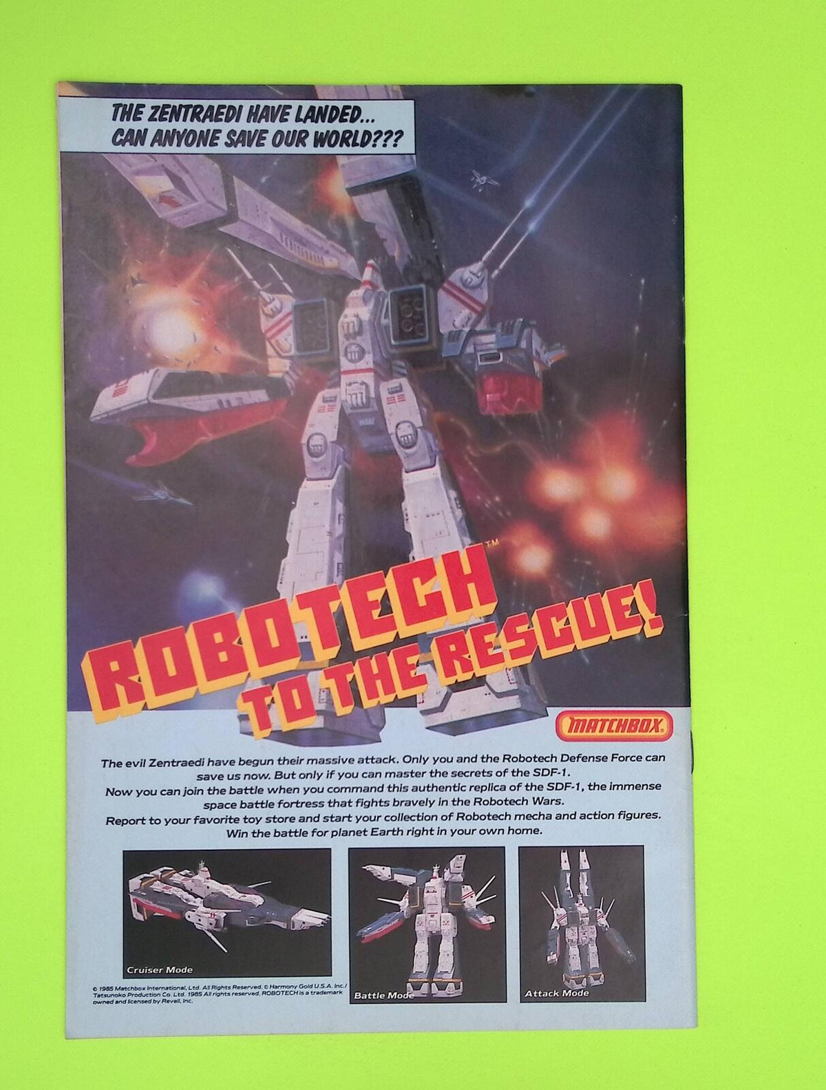 Robotech Masters #8 1986 Comico Mid Grade Comic Book A32-155