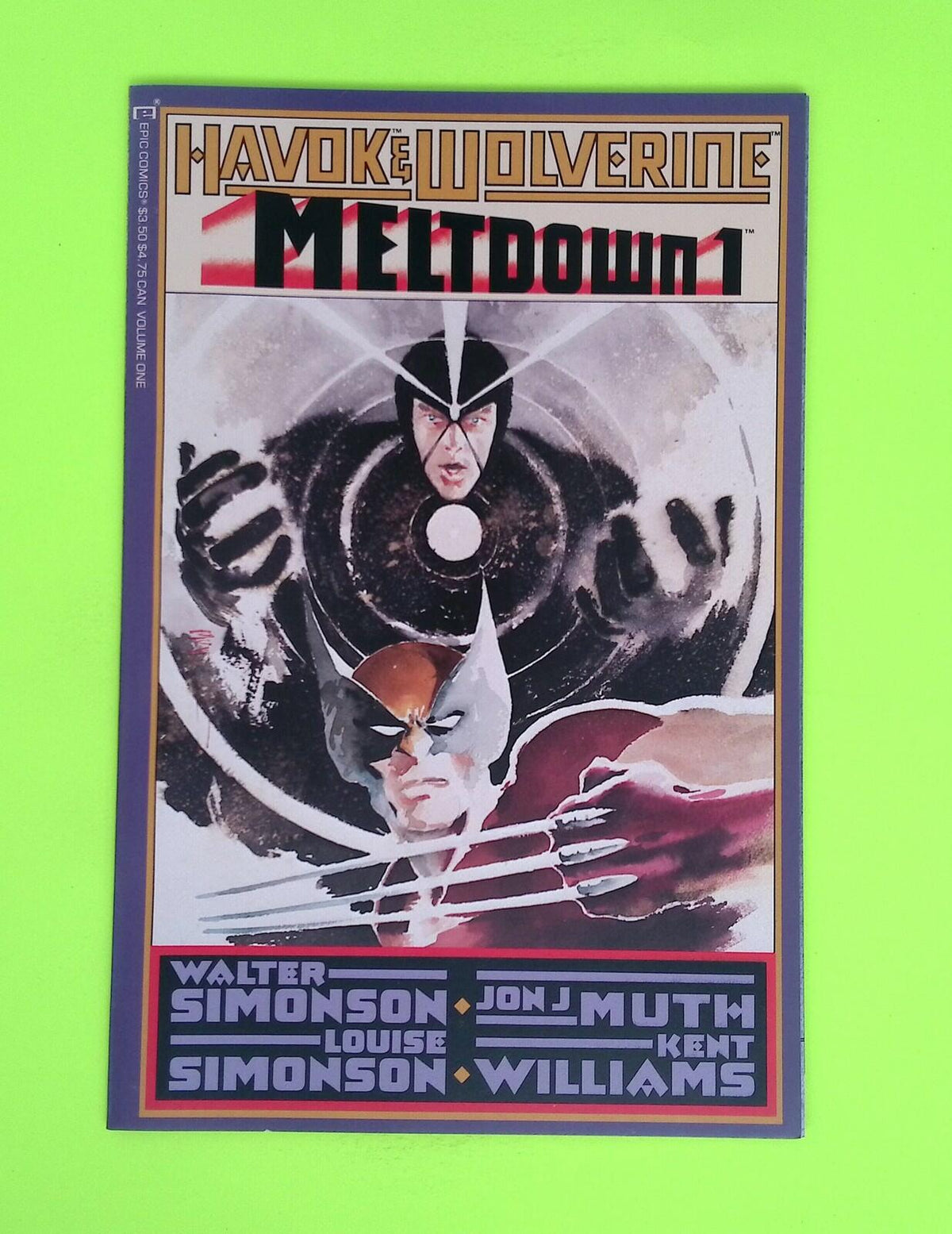 Havok & Wolverine - Meltdown #1 1988 Epic Comics 7.0 Comic Book M49-85