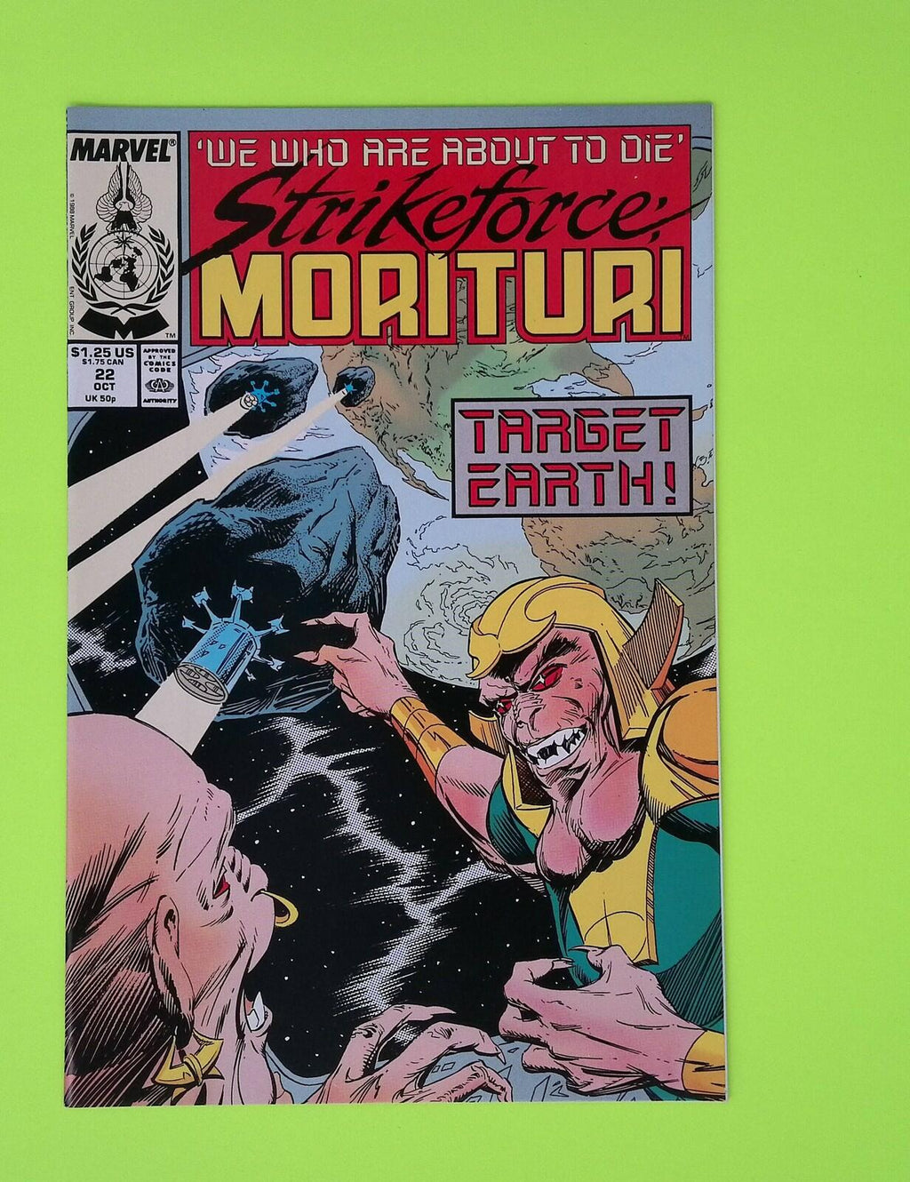 Strikeforce Morituri #22 1988 Marvel Comics High Grade Comic Book J73-76