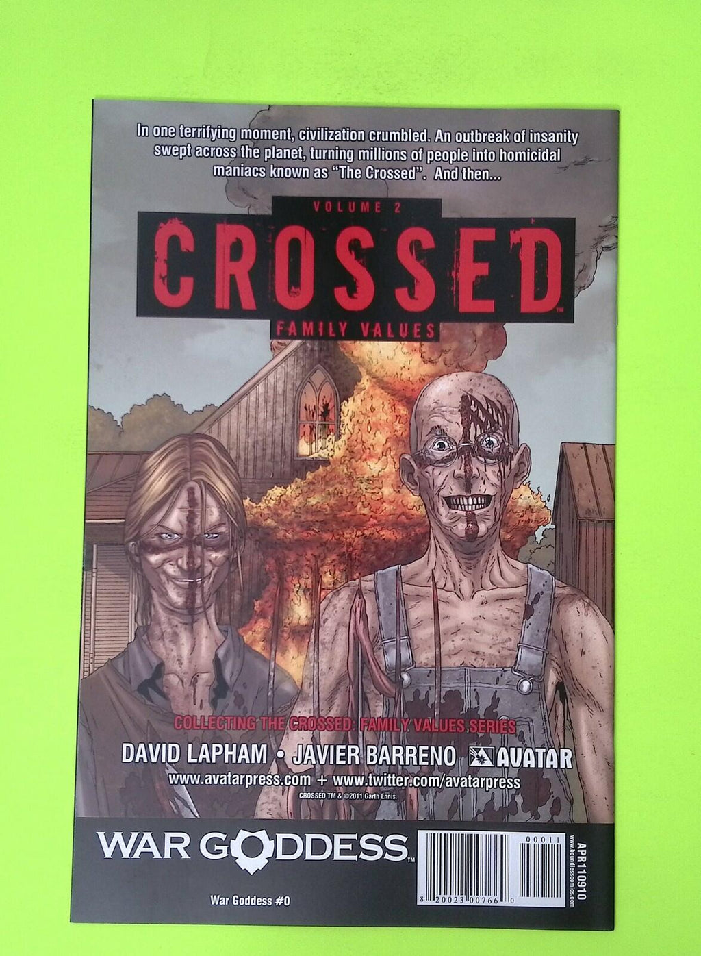 War Goddess #0 2011 Boundless Comics High Grade Comic Book W32-174