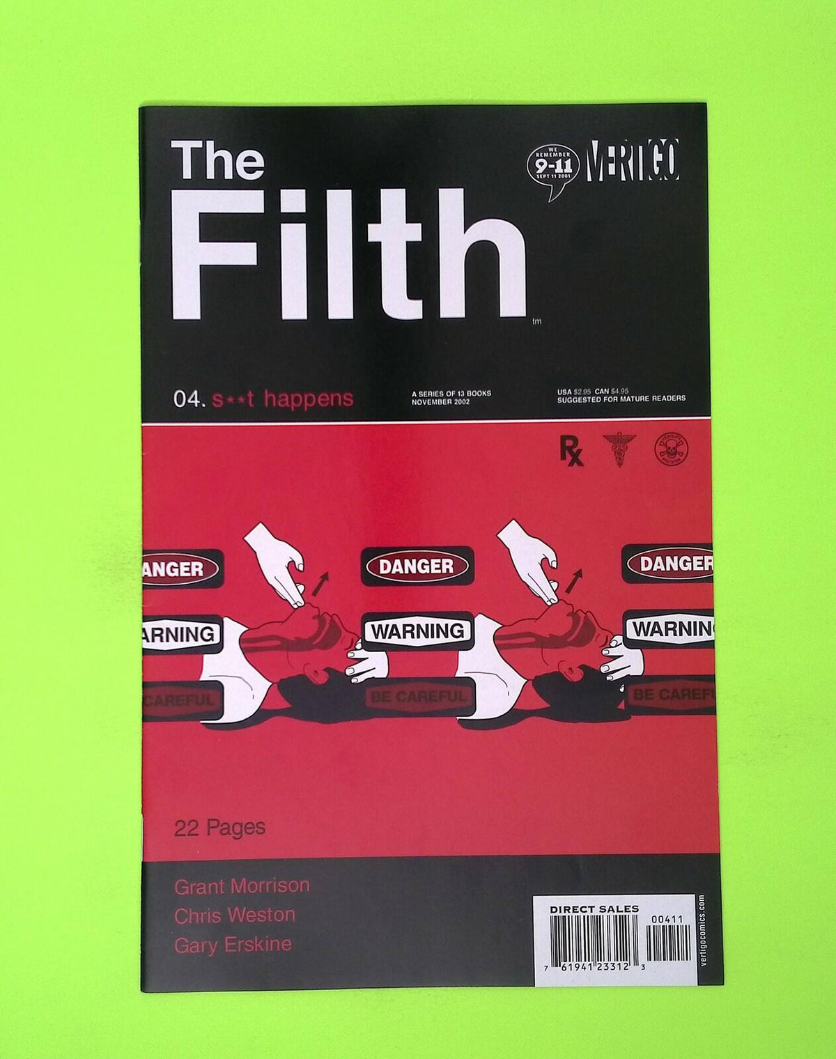 The Filth #4 2002 Vertigo 8.0 Comic Book W136-78