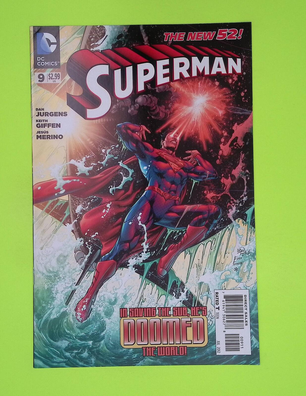 Superman #9 Vol. 3 2012 DC Comics 1st App Mid Grade Comic Book L77-6