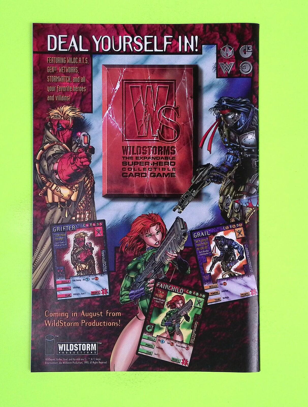 Grifter #2 Vol. 1 1995 Image Comics High Grade Comic Book G85-41