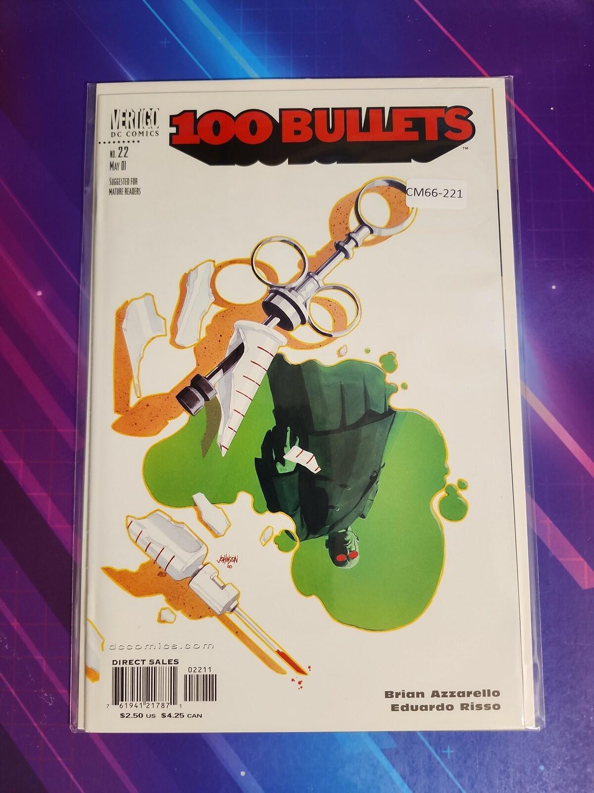 100 BULLETS #22 HIGH GRADE VERTIGO COMIC BOOK CM66-221