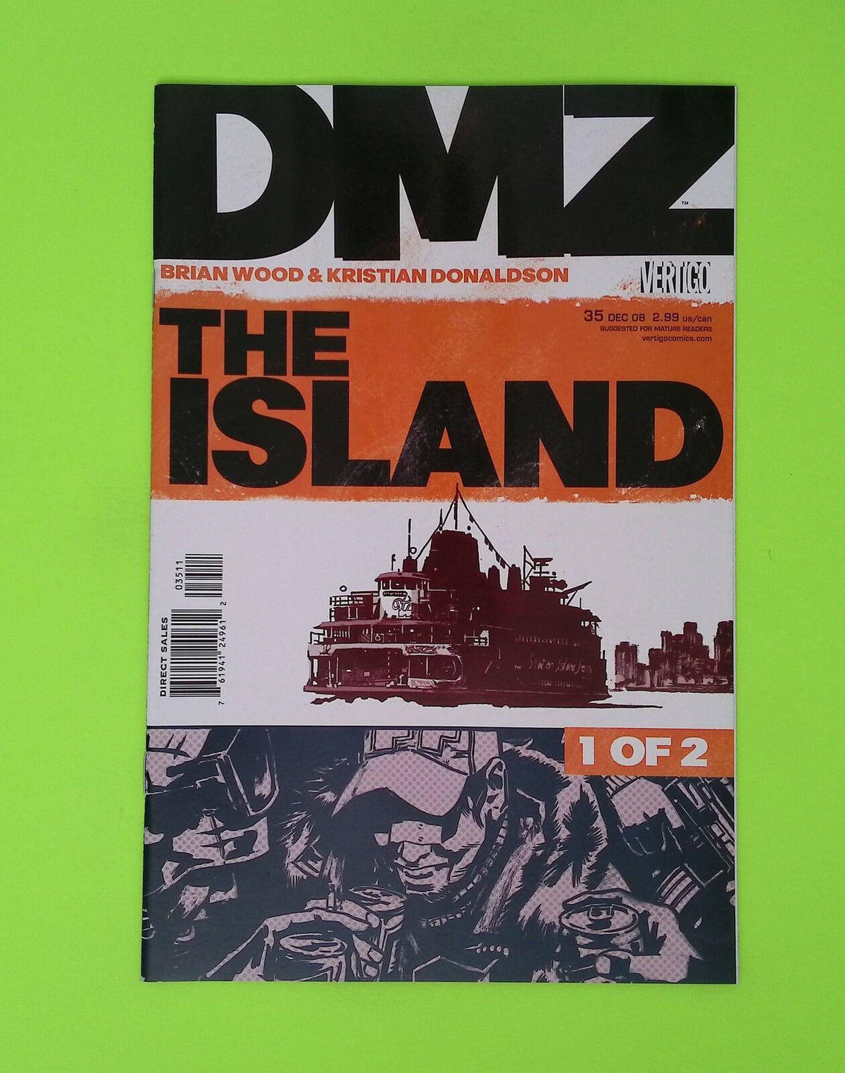 DMZ #35 2008 Vertigo High Grade Comic Book W181-139