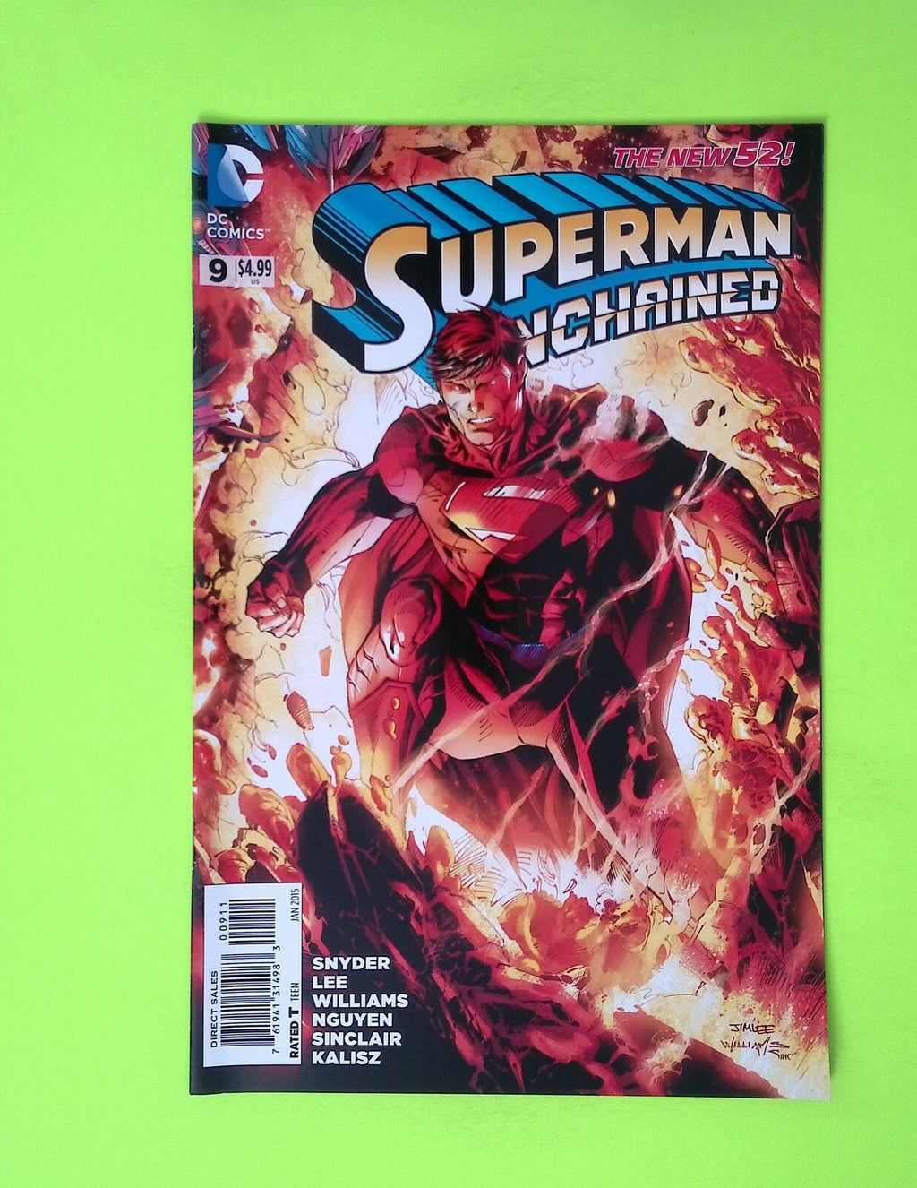 Superman Unchained #9 2015 DC Comics High Grade Comic Book Q94-37