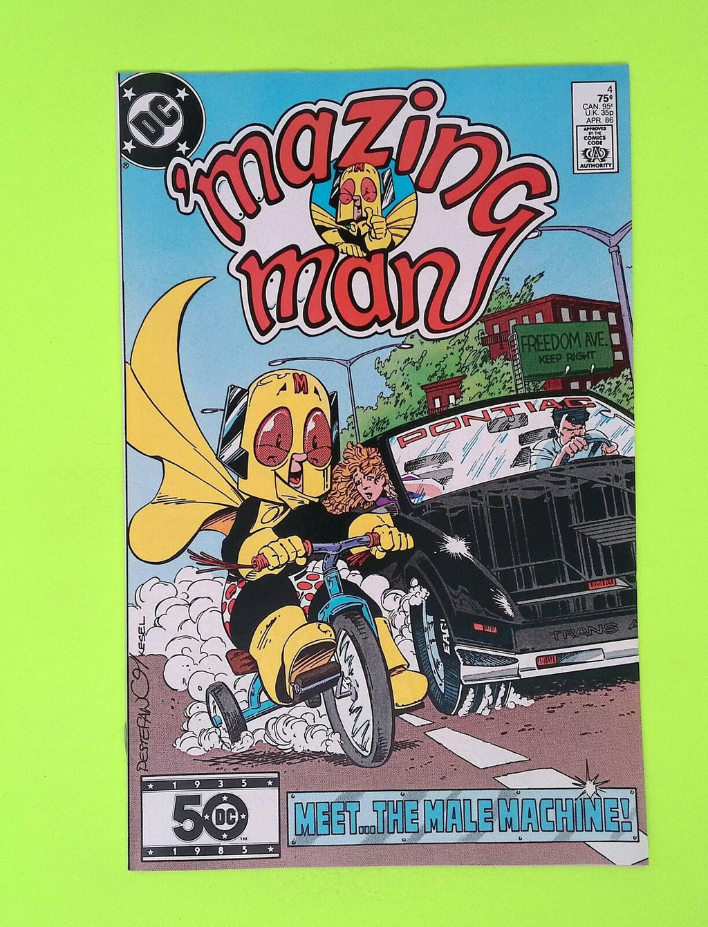 'Mazing Man #4 1986 DC Comics High Grade Comic Book P35-214