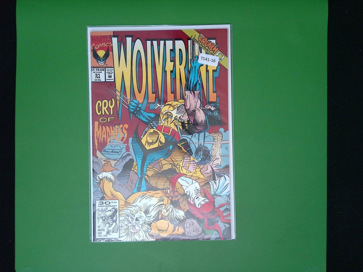 WOLVERINE #51 VOL. 2 HIGH GRADE MARVEL COMIC BOOK TS41-16