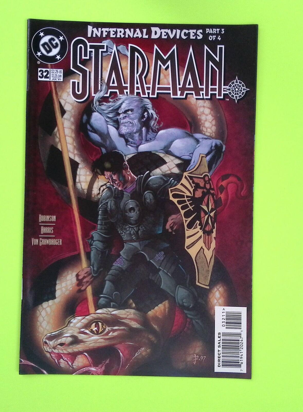 Starman #32 Vol. 2 1997 DC Comics 8.0 Comic Book G86-211