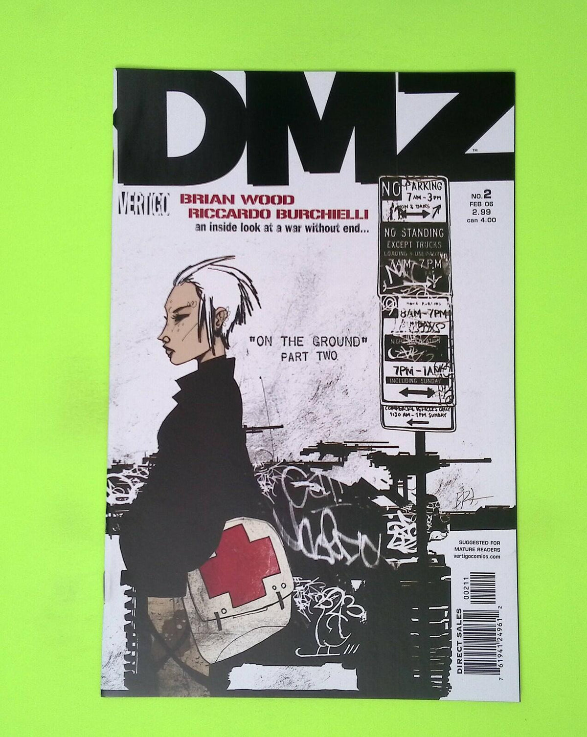 DMZ #2 2006 Vertigo 1st App High Grade Comic Book X73-55