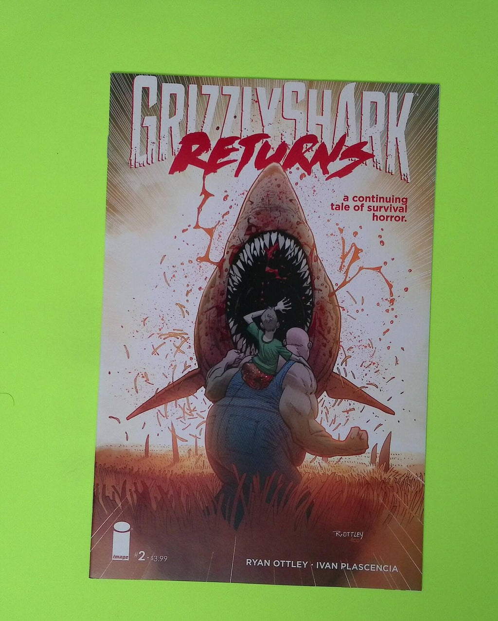 Grizzly Shark #2 2016 Image Comics High Grade Comic Book Q68-146