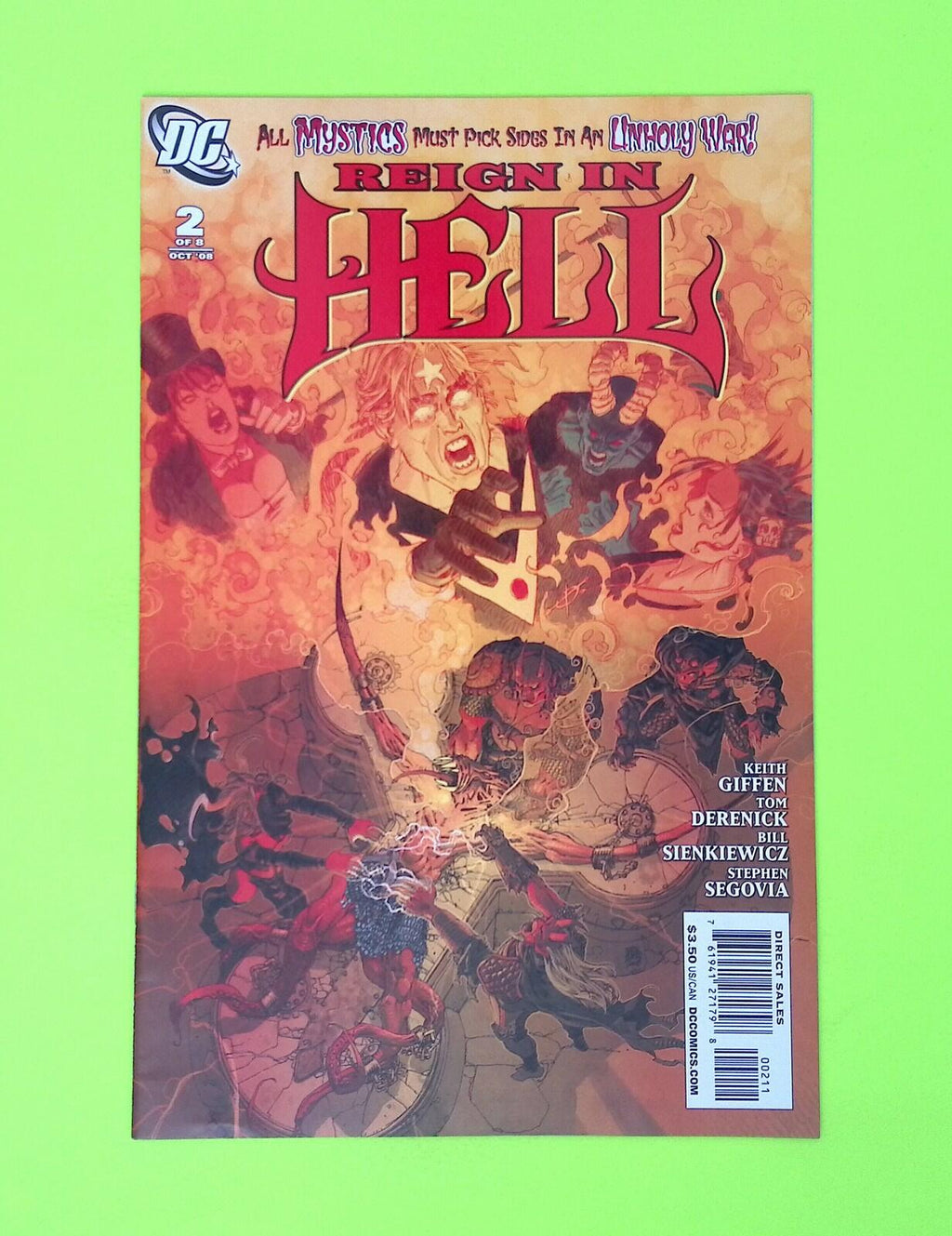 Reign in Hell #2 2008 DC Comics High Grade Comic Book W166-53