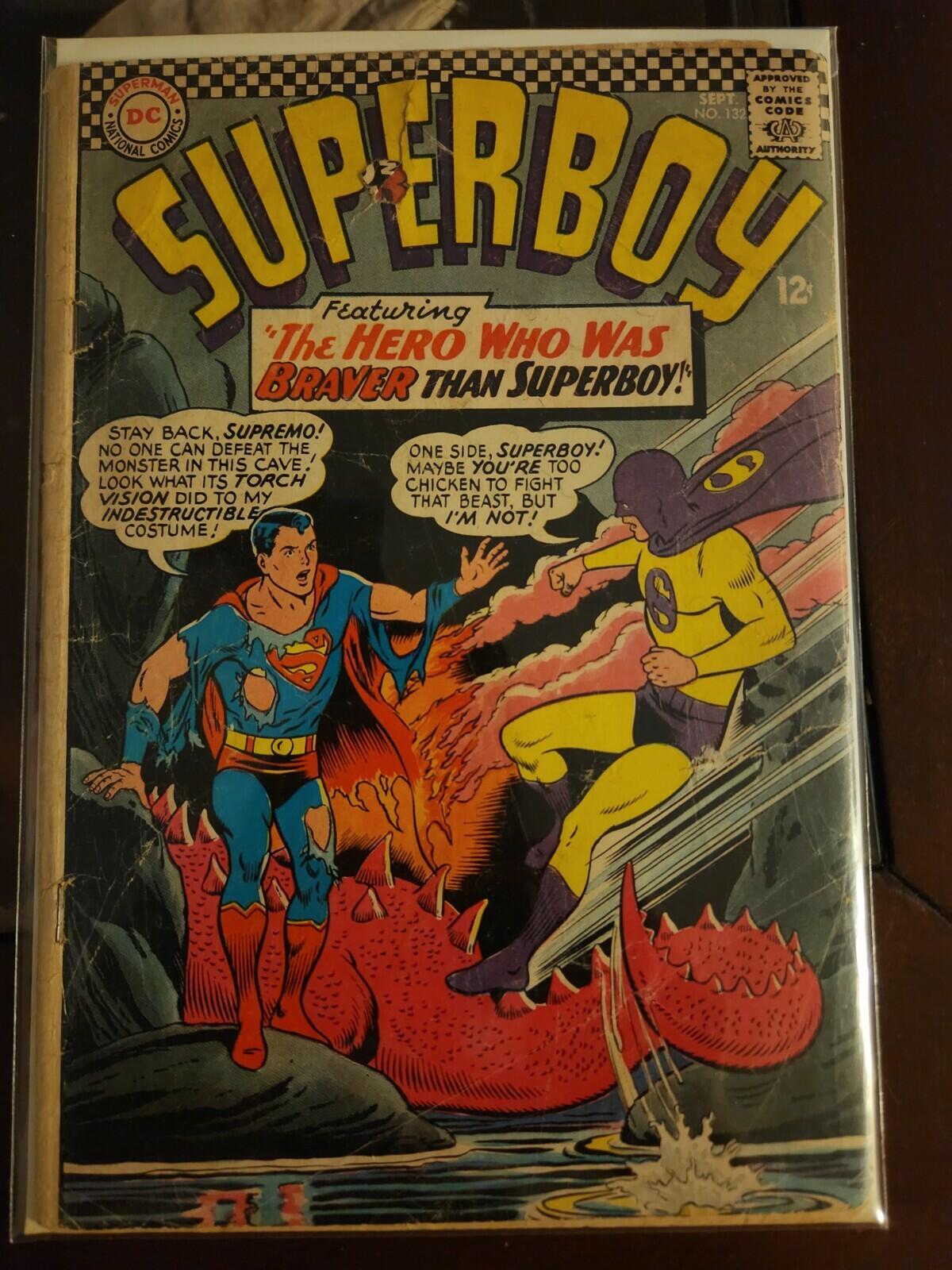 Superboy #132 DC COMIC BOOK 1.0 V41-80