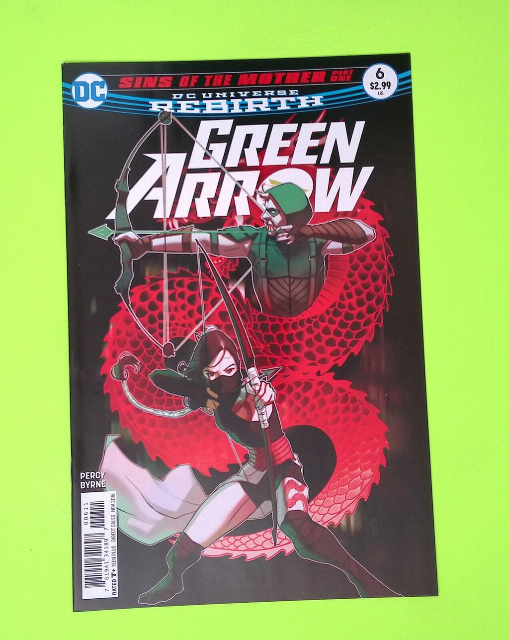 Green Arrow #6 Vol. 7 2016 DC Comics High Grade Comic Book X72-76
