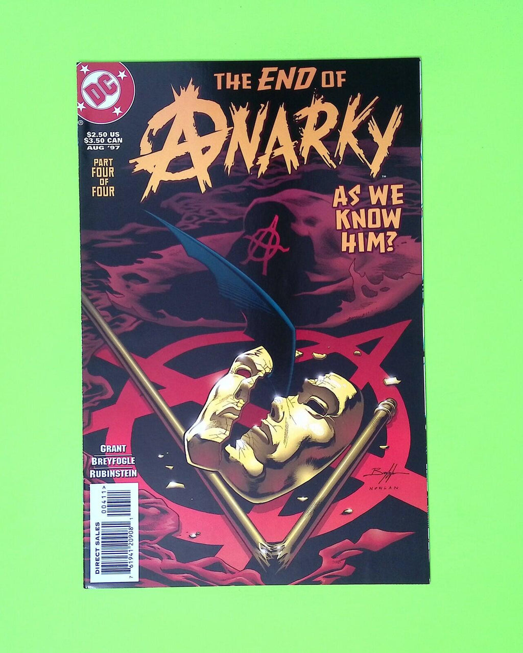 Anarky #4 Vol. 1 1997 DC Comics Higher Grade Comic Book B23-41
