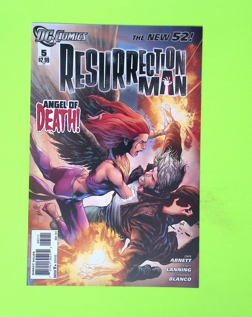 Resurrection Man #5 Vol. 2 2012 DC Comics High Grade Comic Book Q28-191