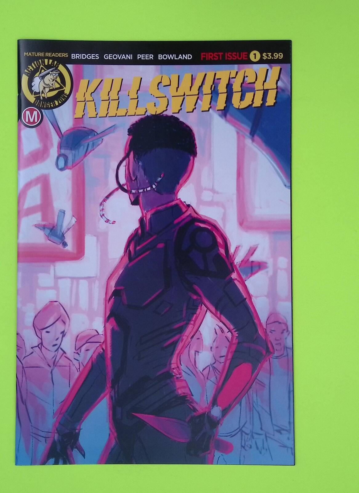 Killswitch #1b Danger Zone Variant 8.0 Comic Book A13-137