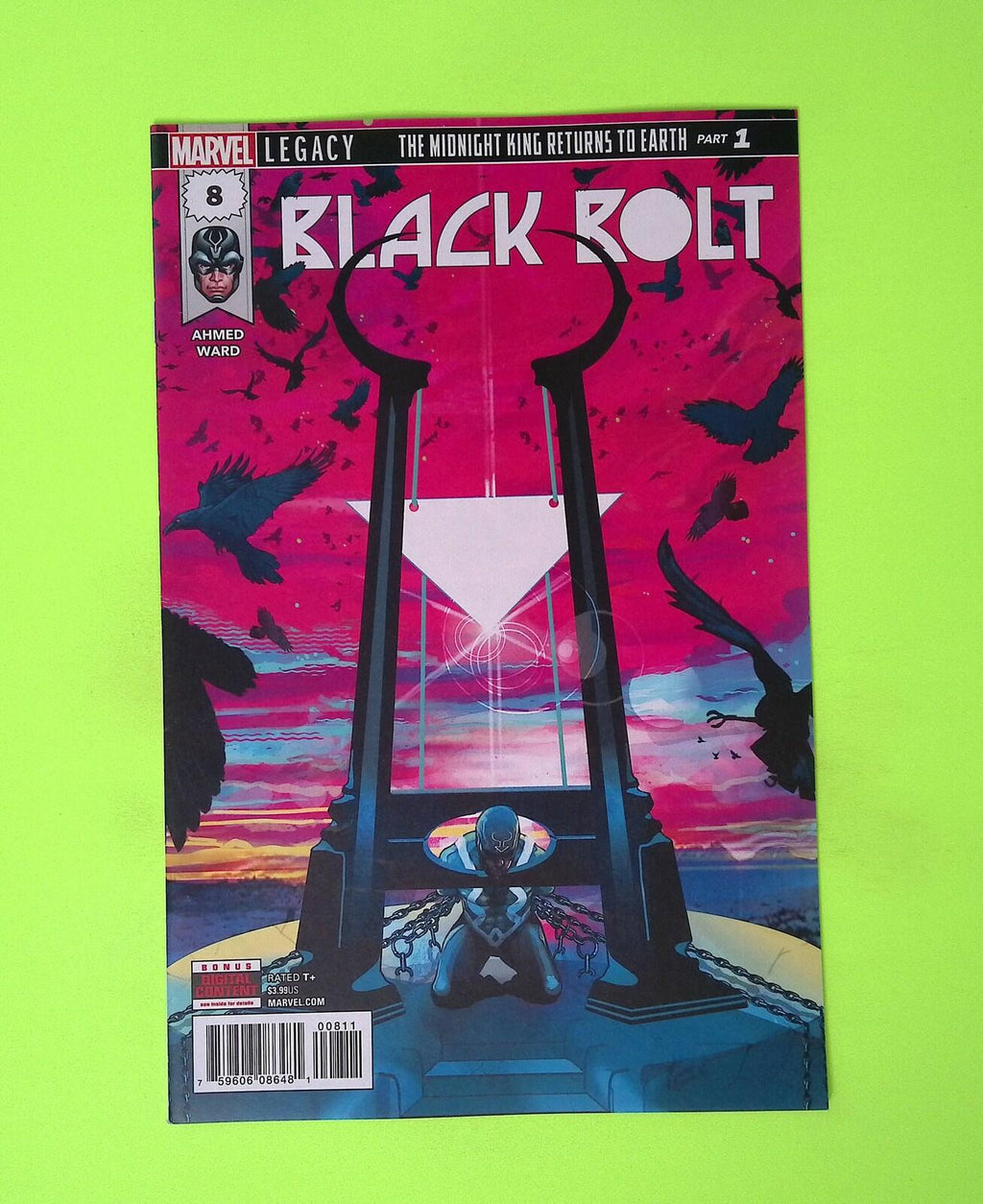 Black Bolt #8 2018 Marvel Comics High Grade Comic Book Q37-226