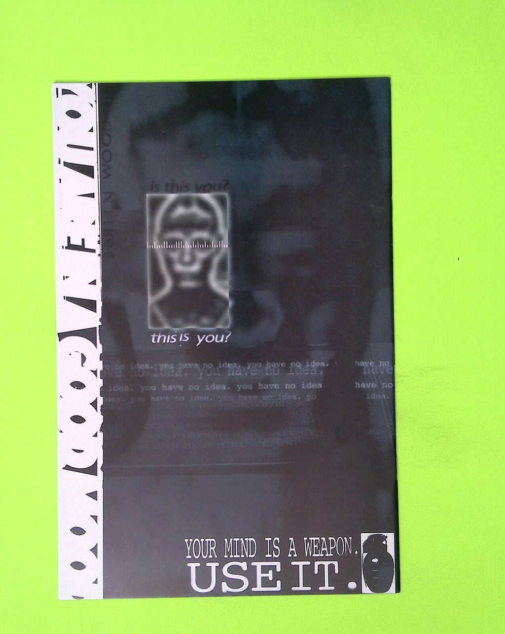 Channel Zero #2 1998 Image Comics High Grade Comic Book Q24-72
