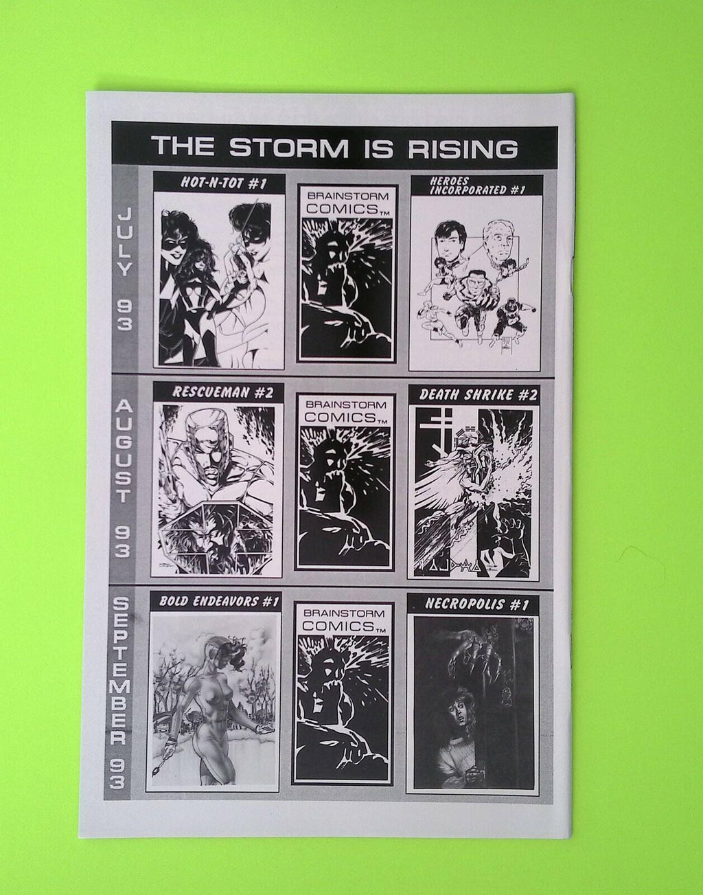 Sweet Lucy #1 Brainstorm Comics High Grade Comic Book W276-213