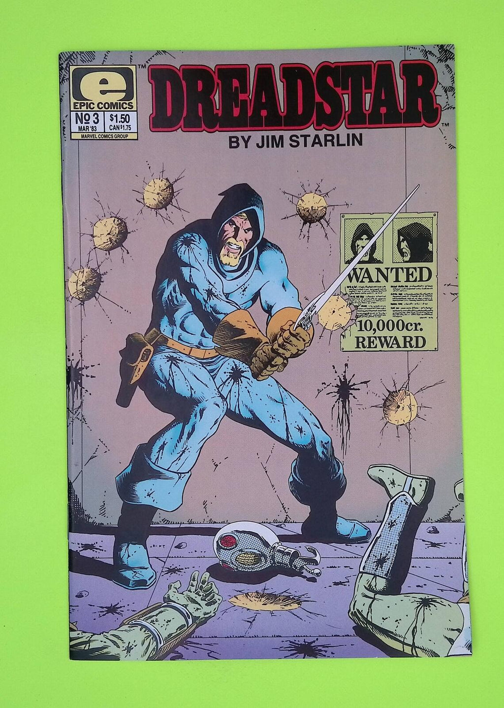 Dreadstar #3 Vol. 1 1983 Epic Comics High Grade Comic Book A54-82