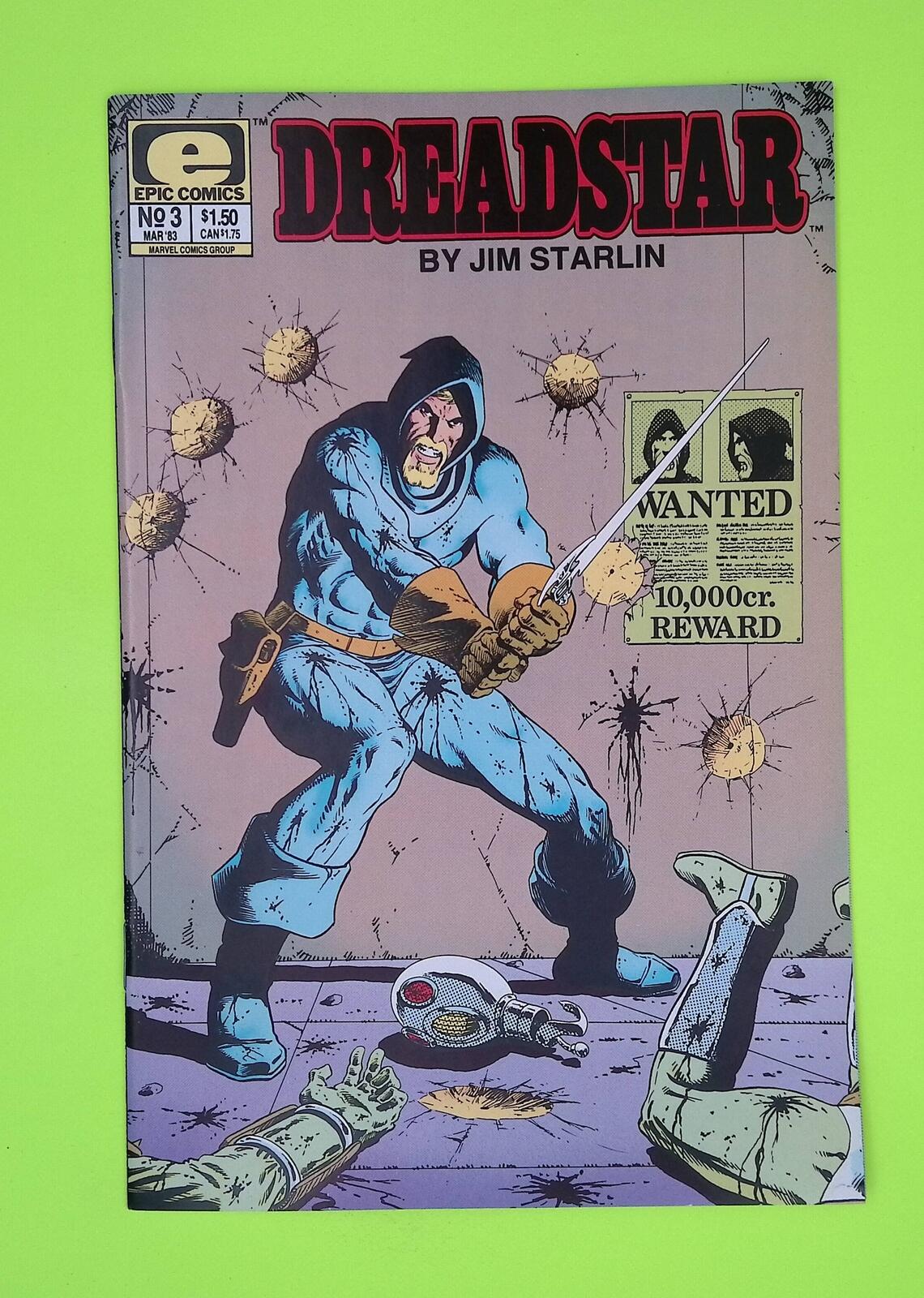Dreadstar #3 Vol. 1 1983 Epic Comics High Grade Comic Book A54-82