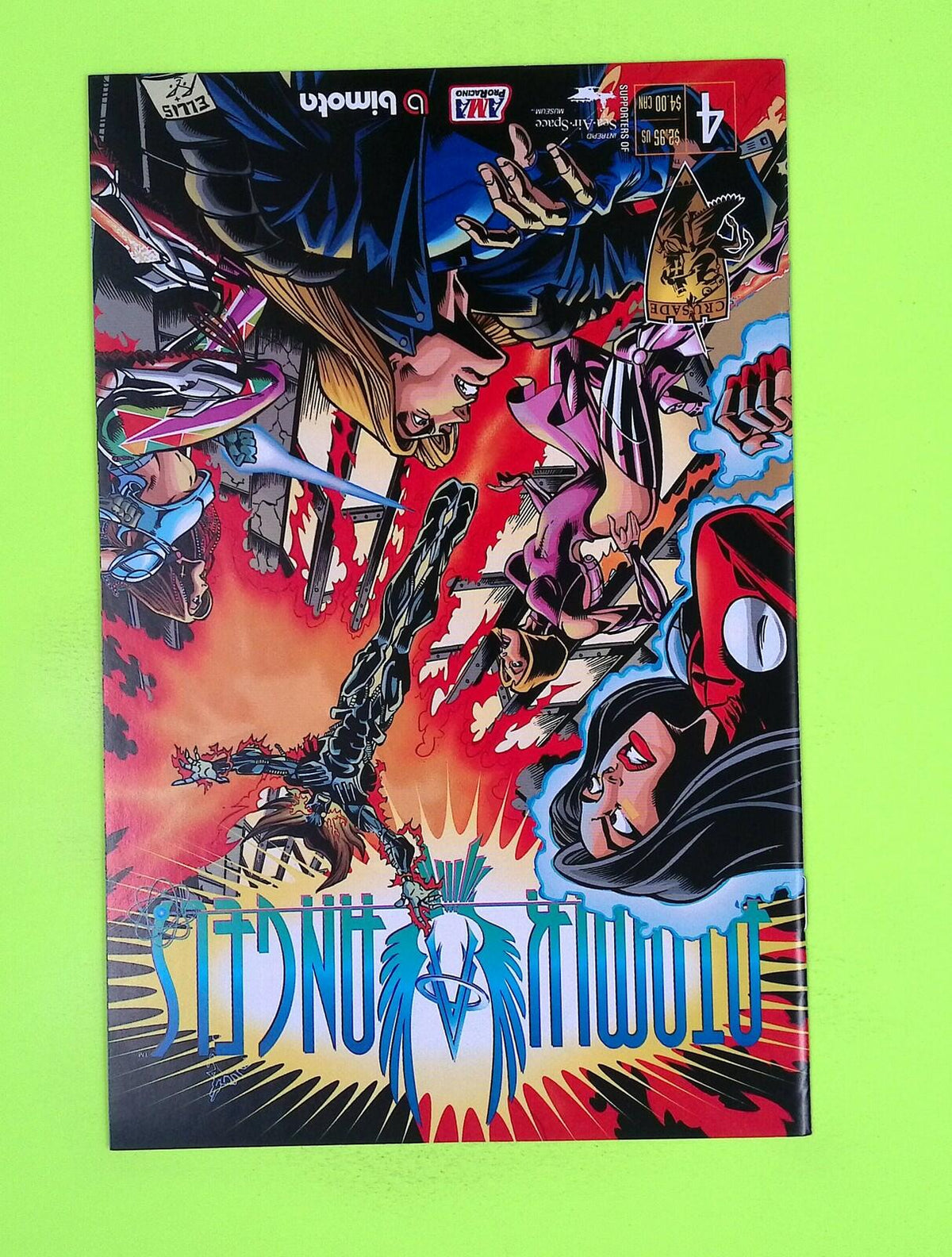 Atomik Angels #4 1996 Crusade Comics 8.0 Comic Book G84-243