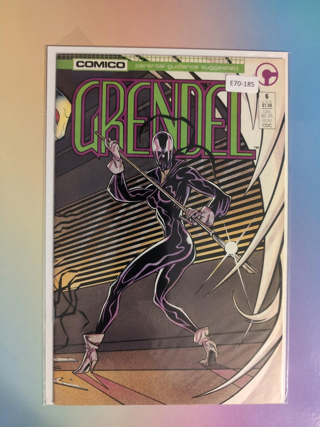 GRENDEL #6 VOL. 2 HIGH GRADE COMICO COMIC BOOK E70-185