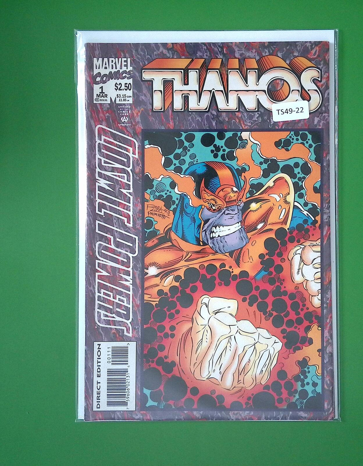 COSMIC POWERS #1 HIGH GRADE (THANOS) MARVEL COMIC BOOK TS49-22