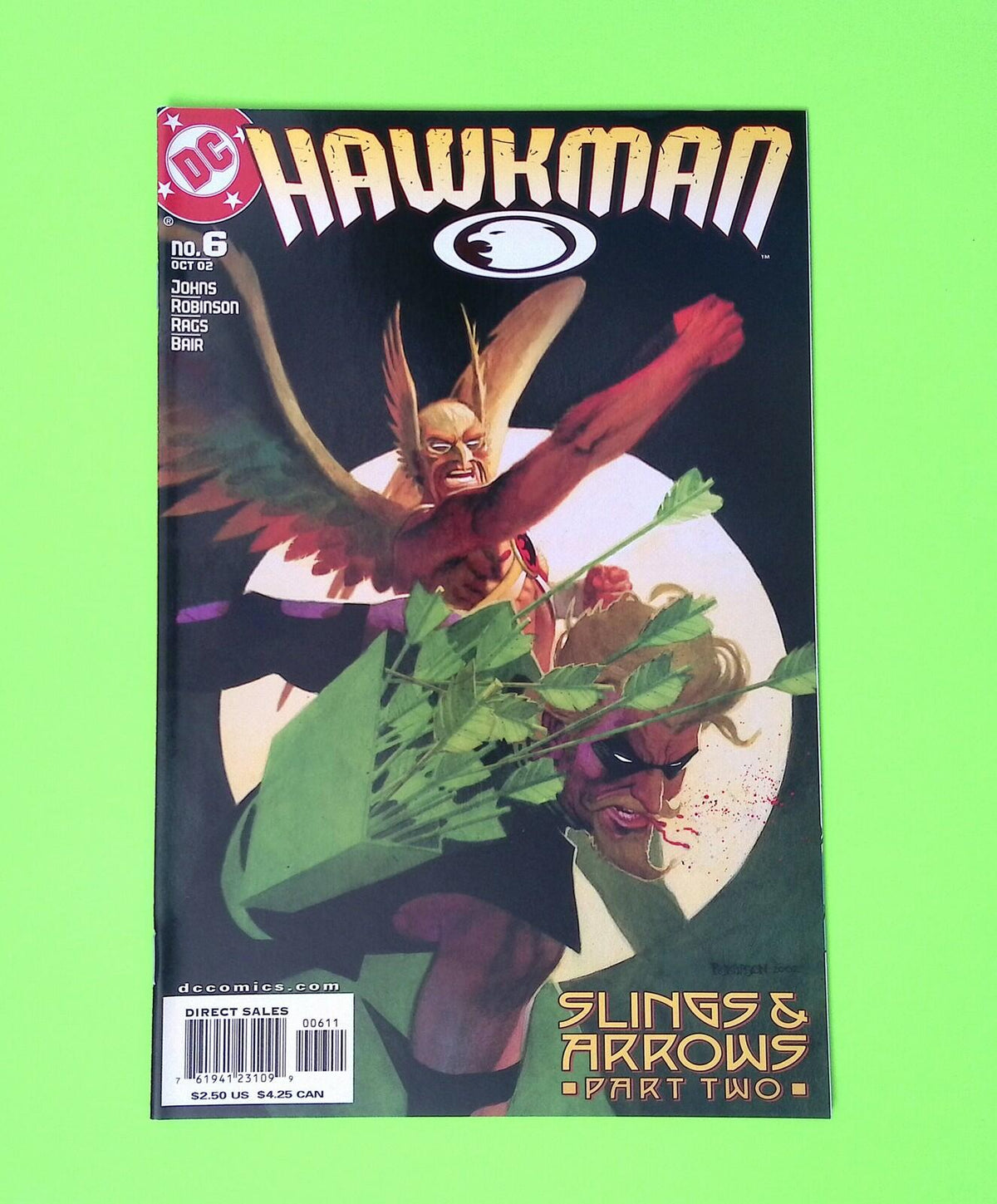 Hawkman #6 Vol. 4 2002 DC Comics Higher Grade Comic Book B29-55