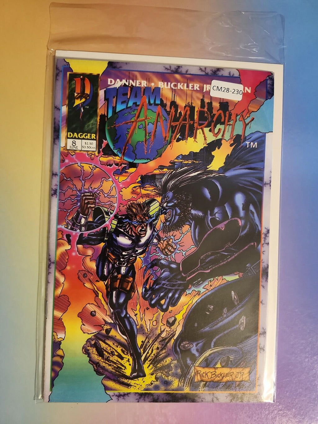 TEAM ANARCHY #8 HIGHER GRADE DAGGER COMIC BOOK CM28-230
