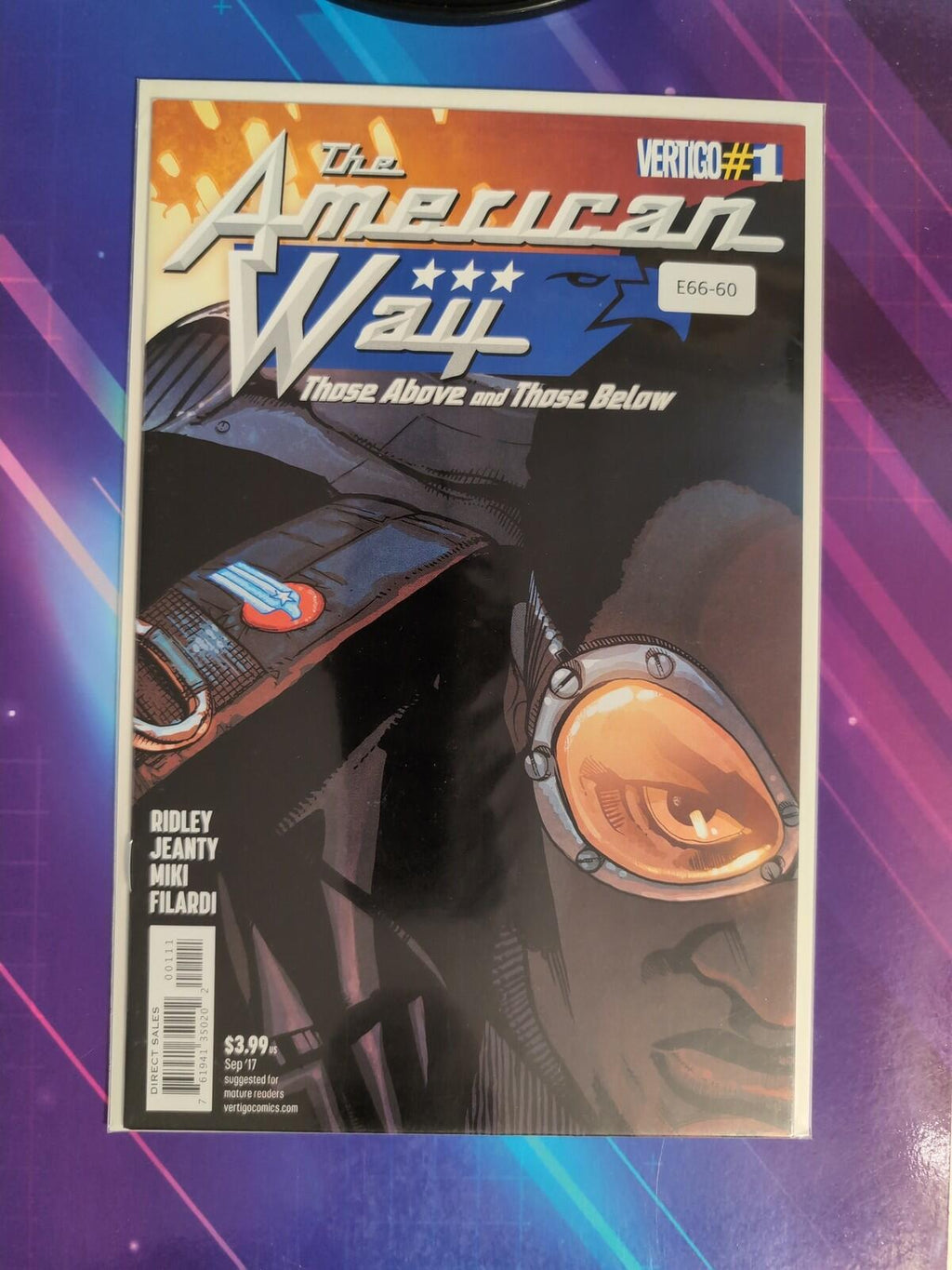AMERICAN WAY: THOSE ABOVE & THOSE BELOW #1 HIGH GRADE VERTIGO COMIC BOOK E66-60